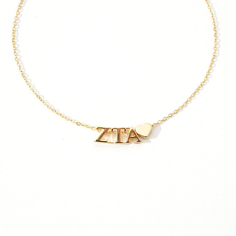 Sorority Greek Letters Necklace