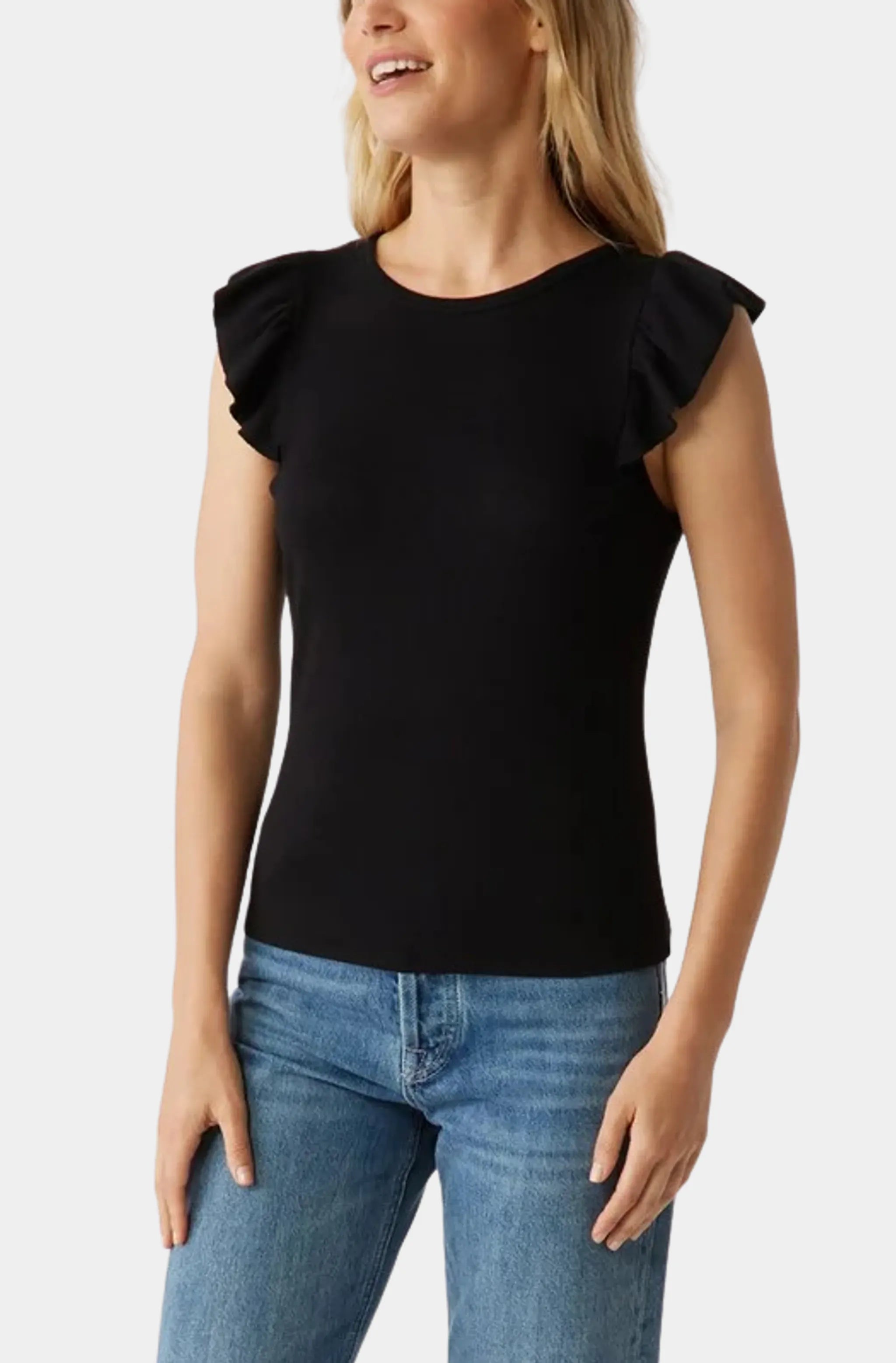 Rina Flutter Sleeve Top