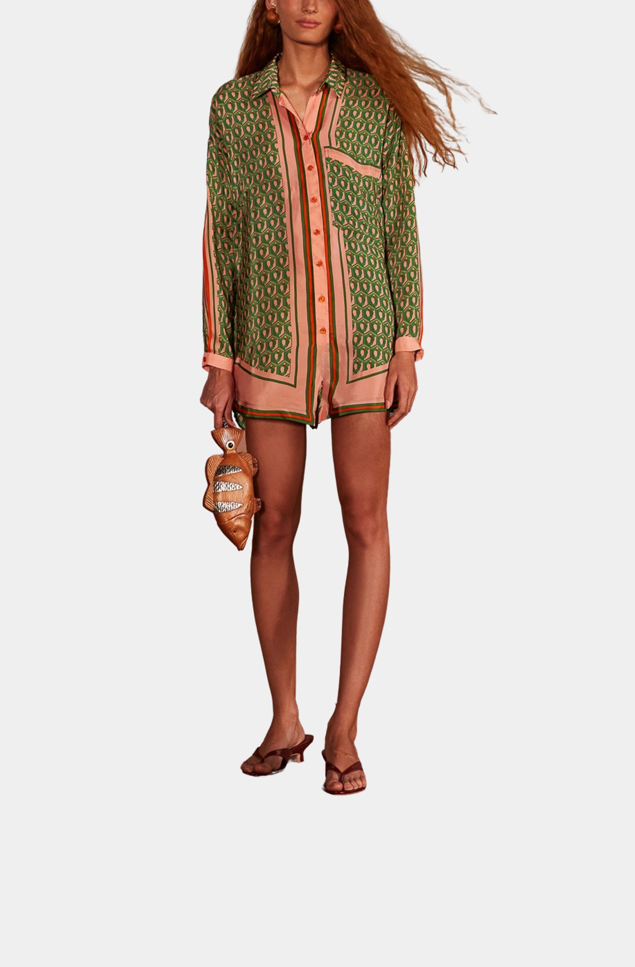 Cashew Scarf Mix Romper