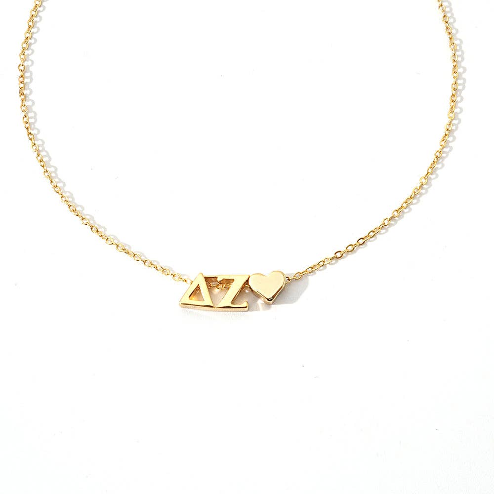 Sorority Greek Letters Necklace