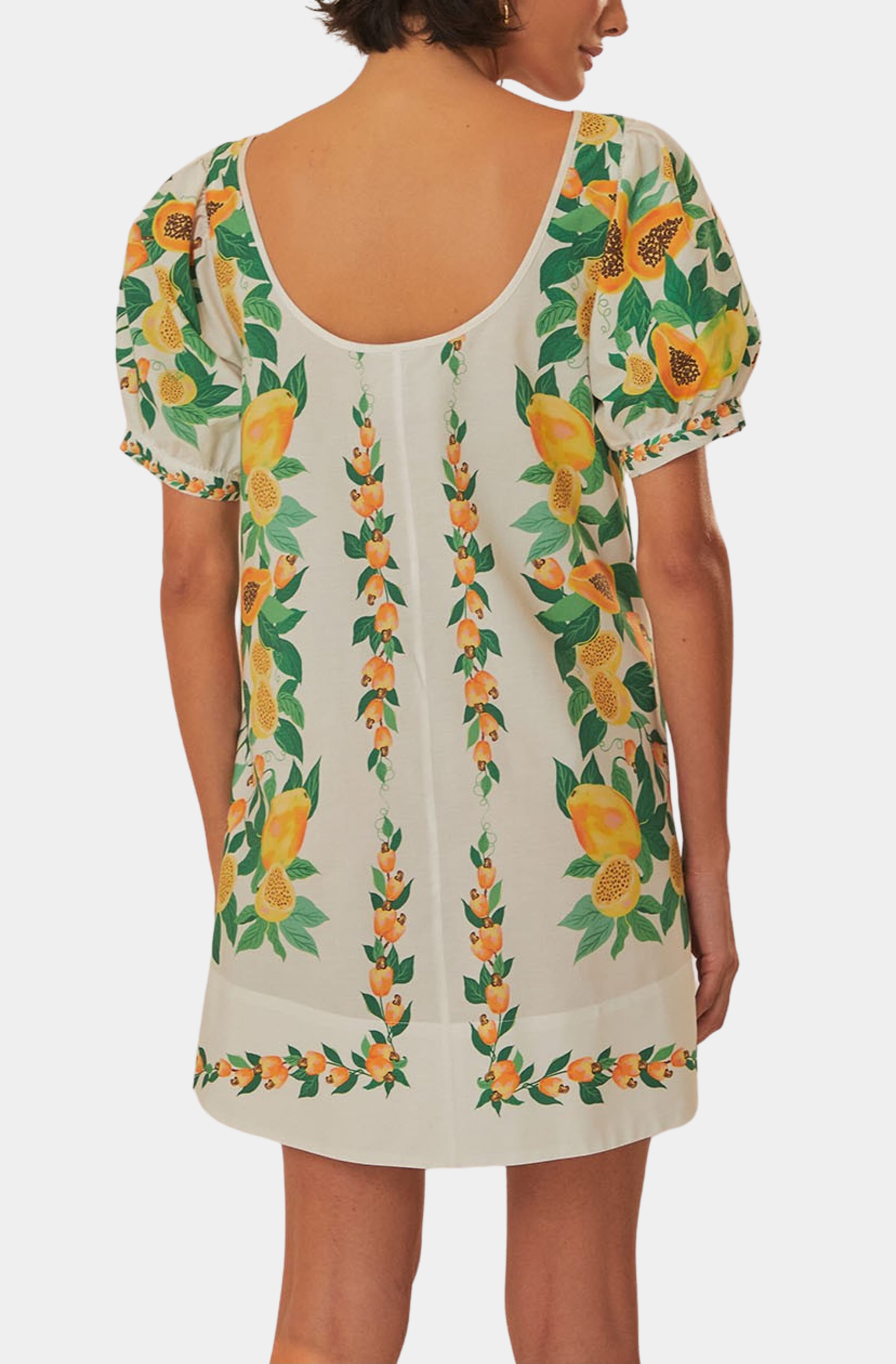 Papaya Salad Scarf Mini Dress