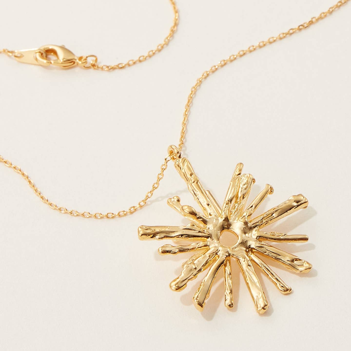 Gold Sunburst Necklace