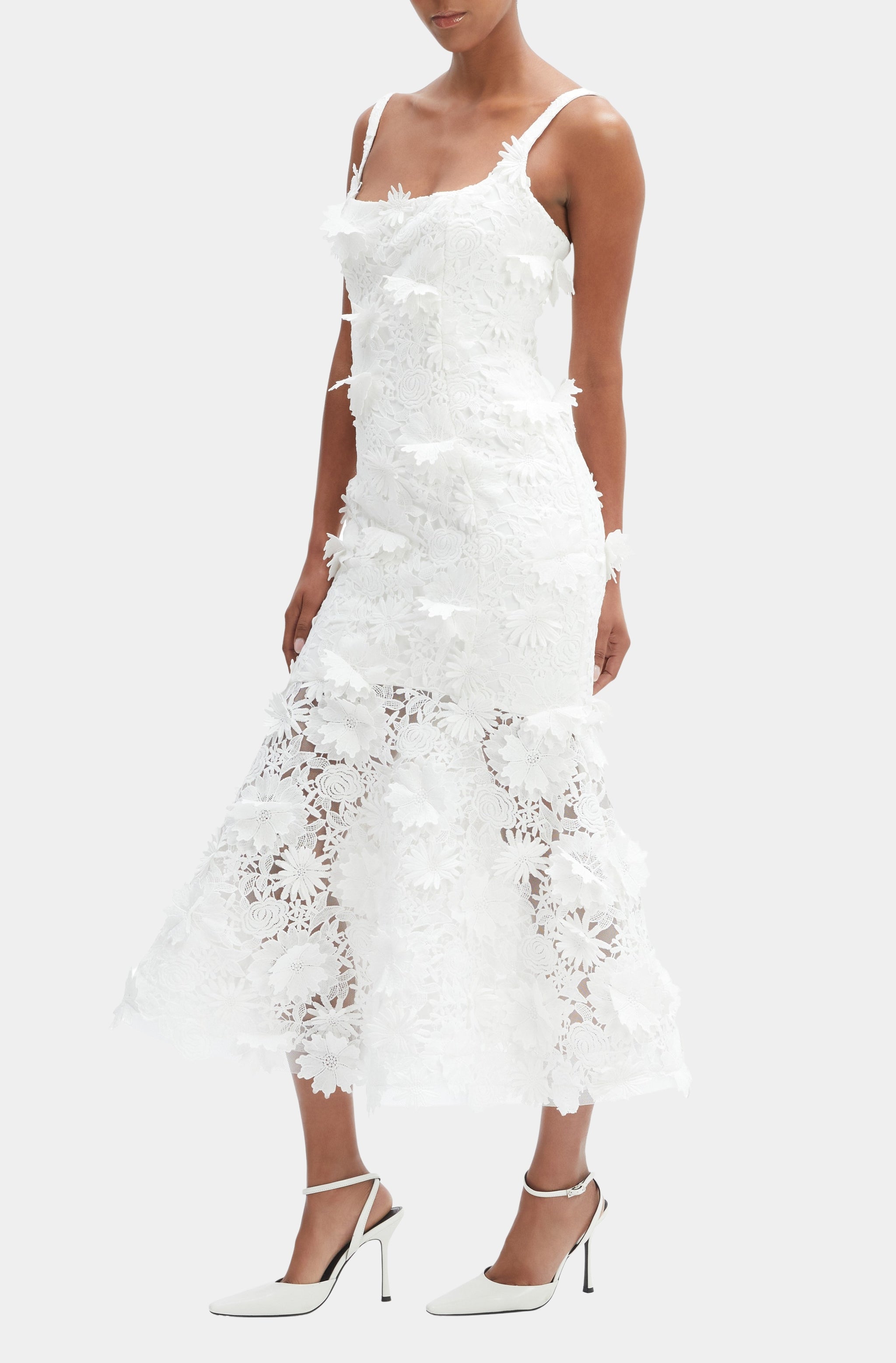 Marico Lace Midi Dress