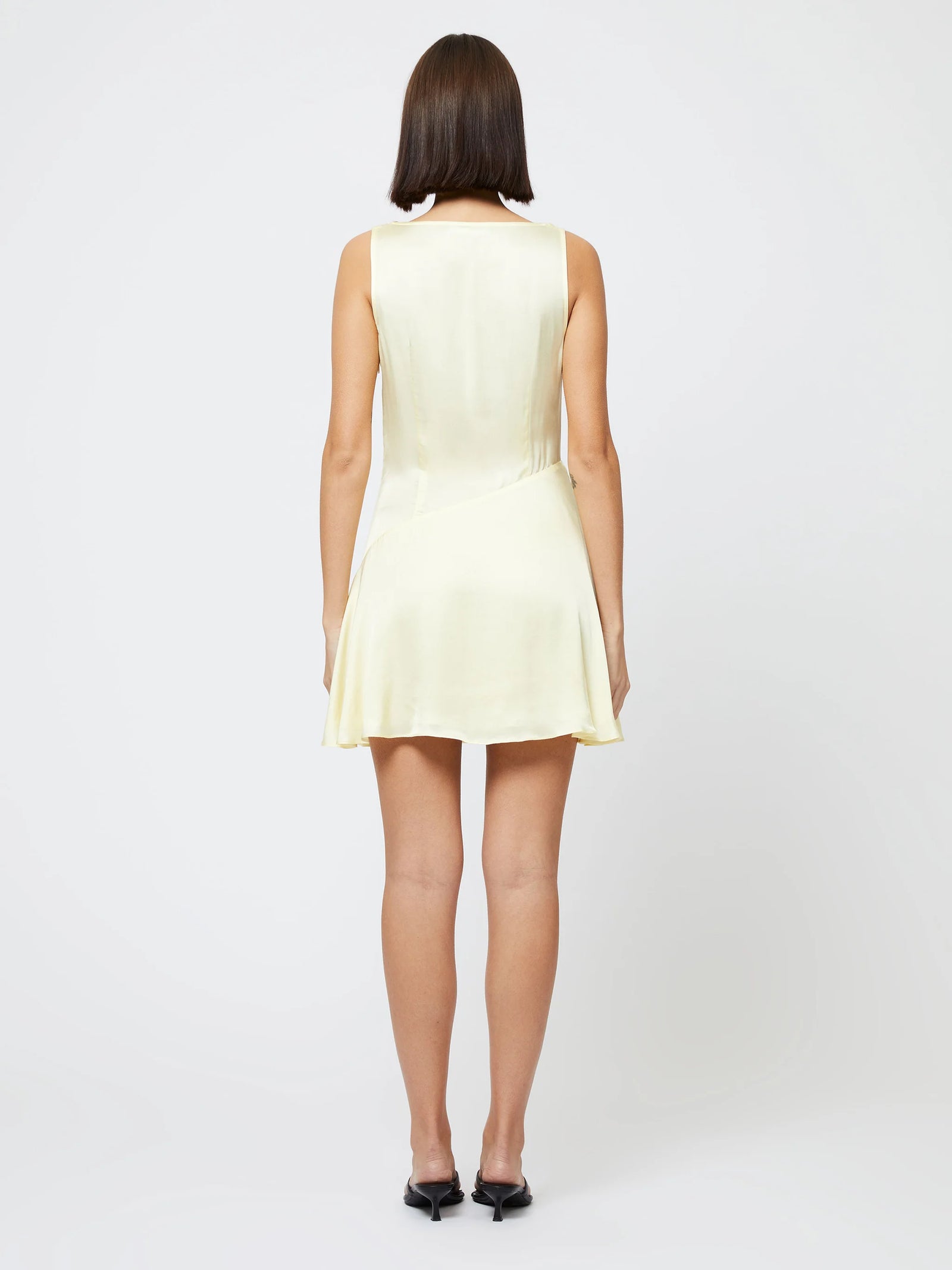 Oona Satin Asymmetrical Mini Dress – Hemline Winter Park Oona Satin Asymmetrical Mini Dress – Hemline Winter Park