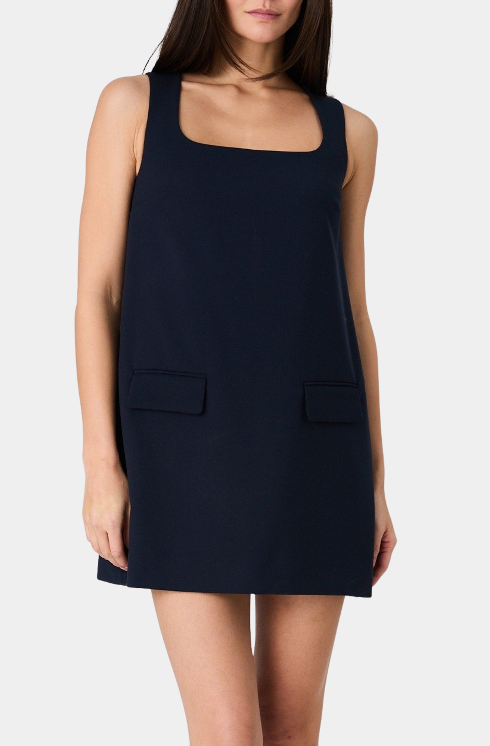 Whisper Square Neck Mini Dress
