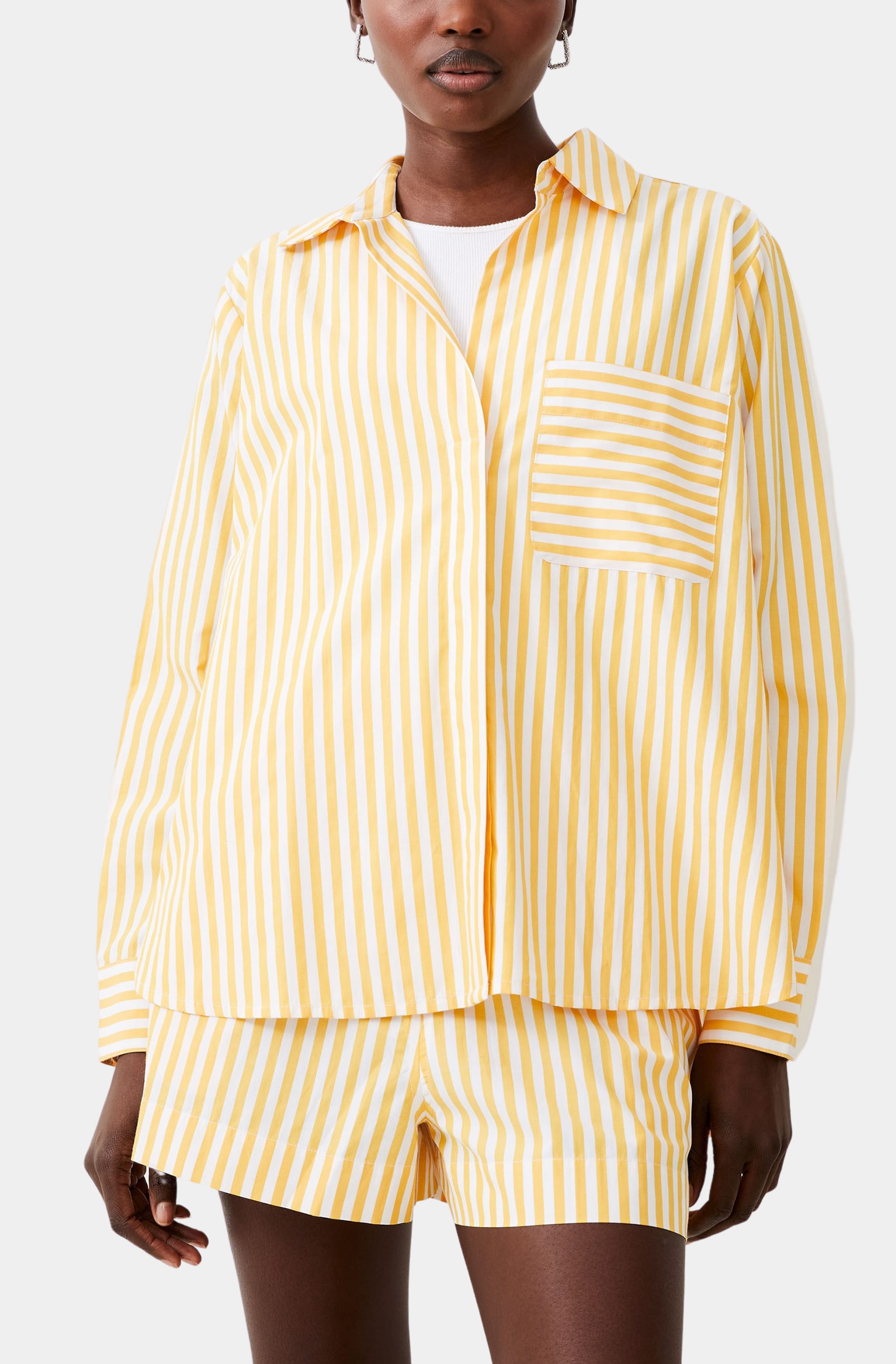 Thick Stripe Relaxed Pop Over