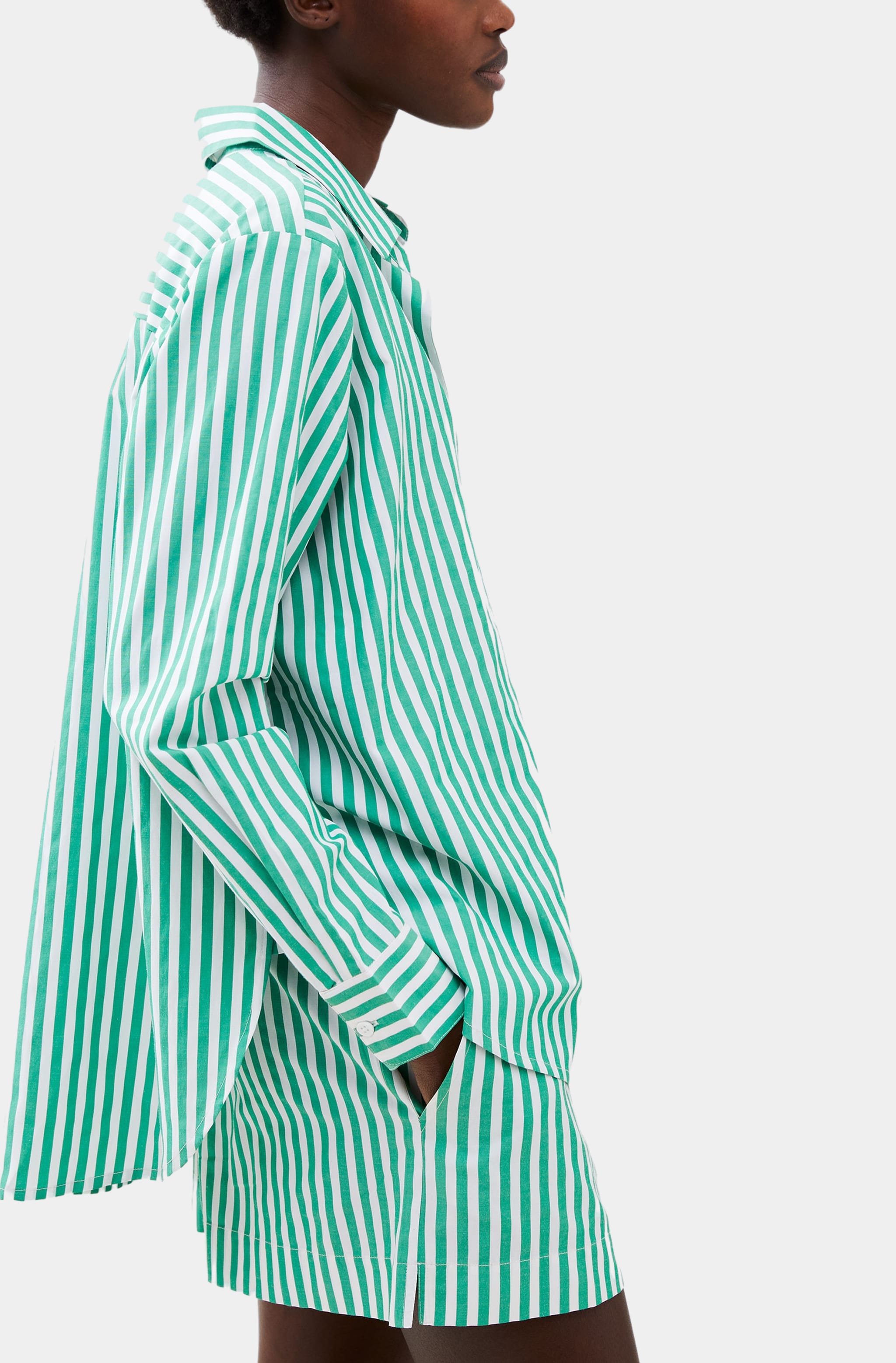 Thick Stripe Relaxed Pop Over