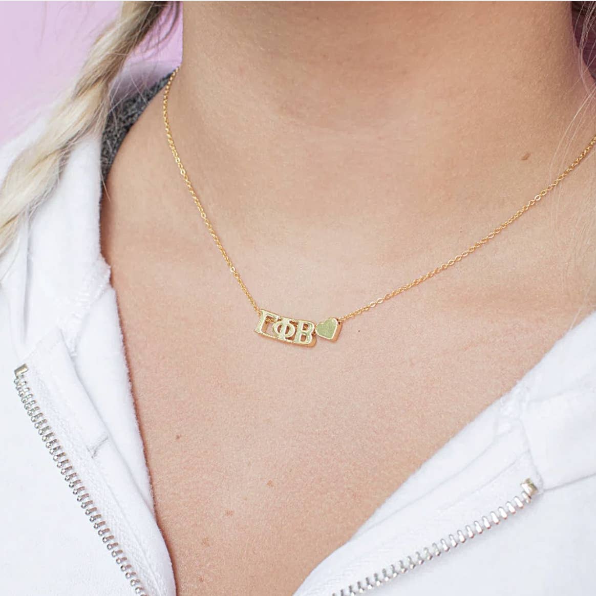 Sorority Greek Letters Necklace