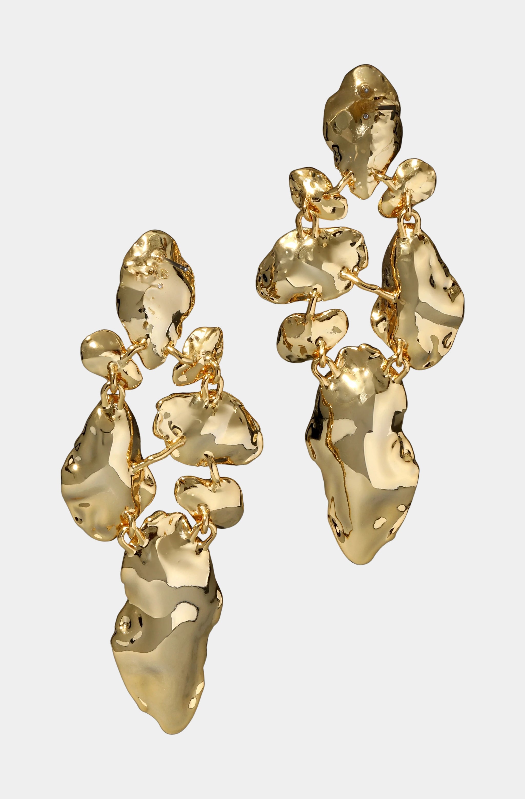 Brut Gold Mosaic Earring