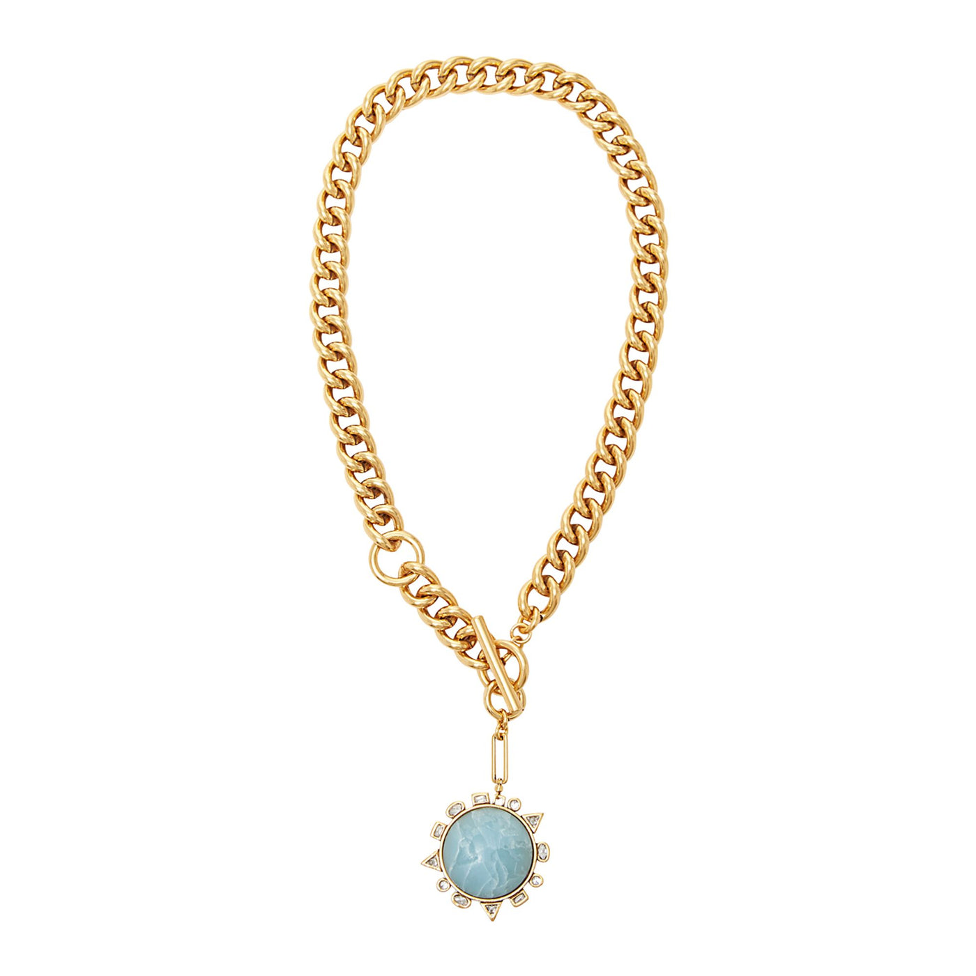 Odyssey Necklace Blue Gold