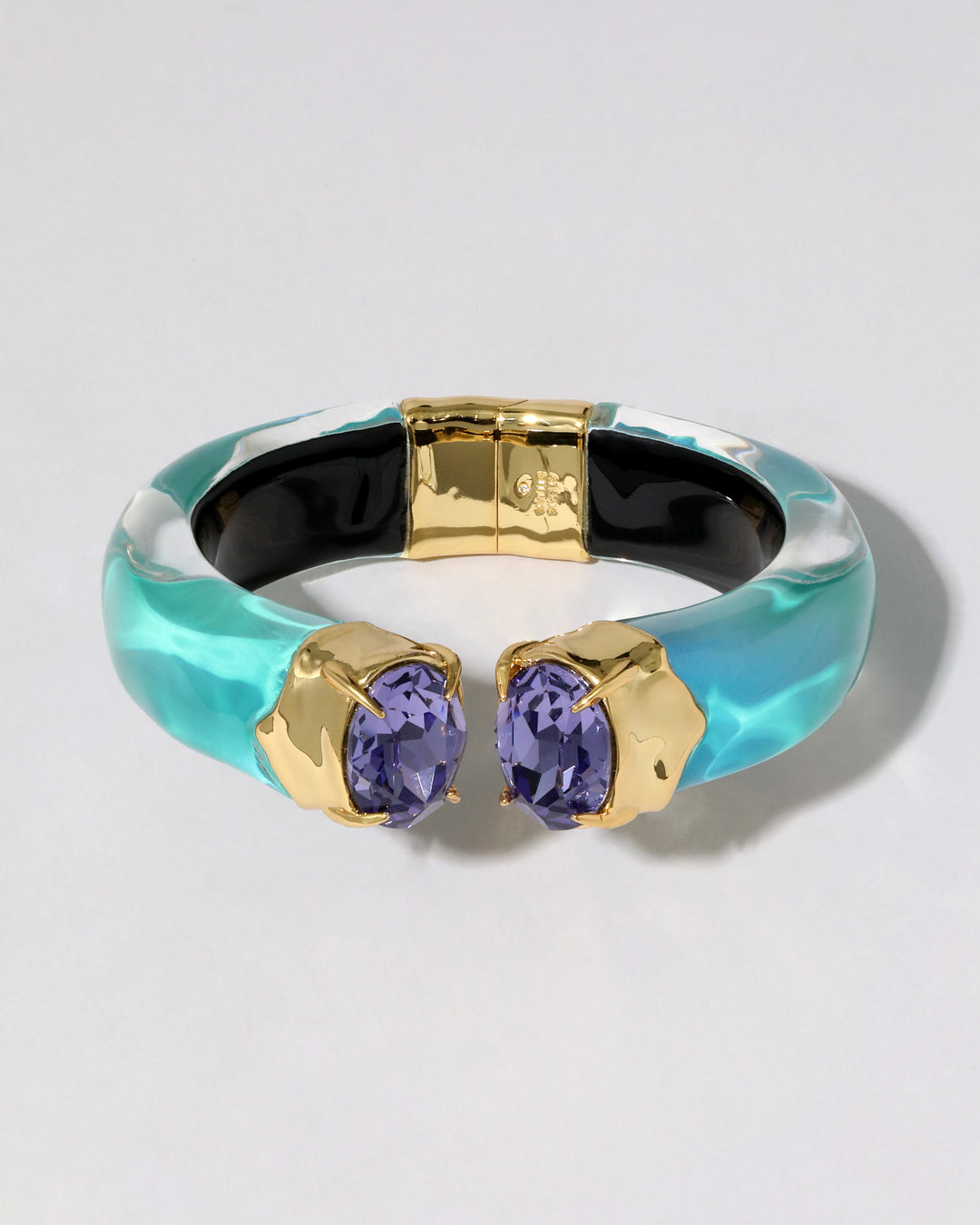 Bonbon Crystal Lucite Hinge Bracelet