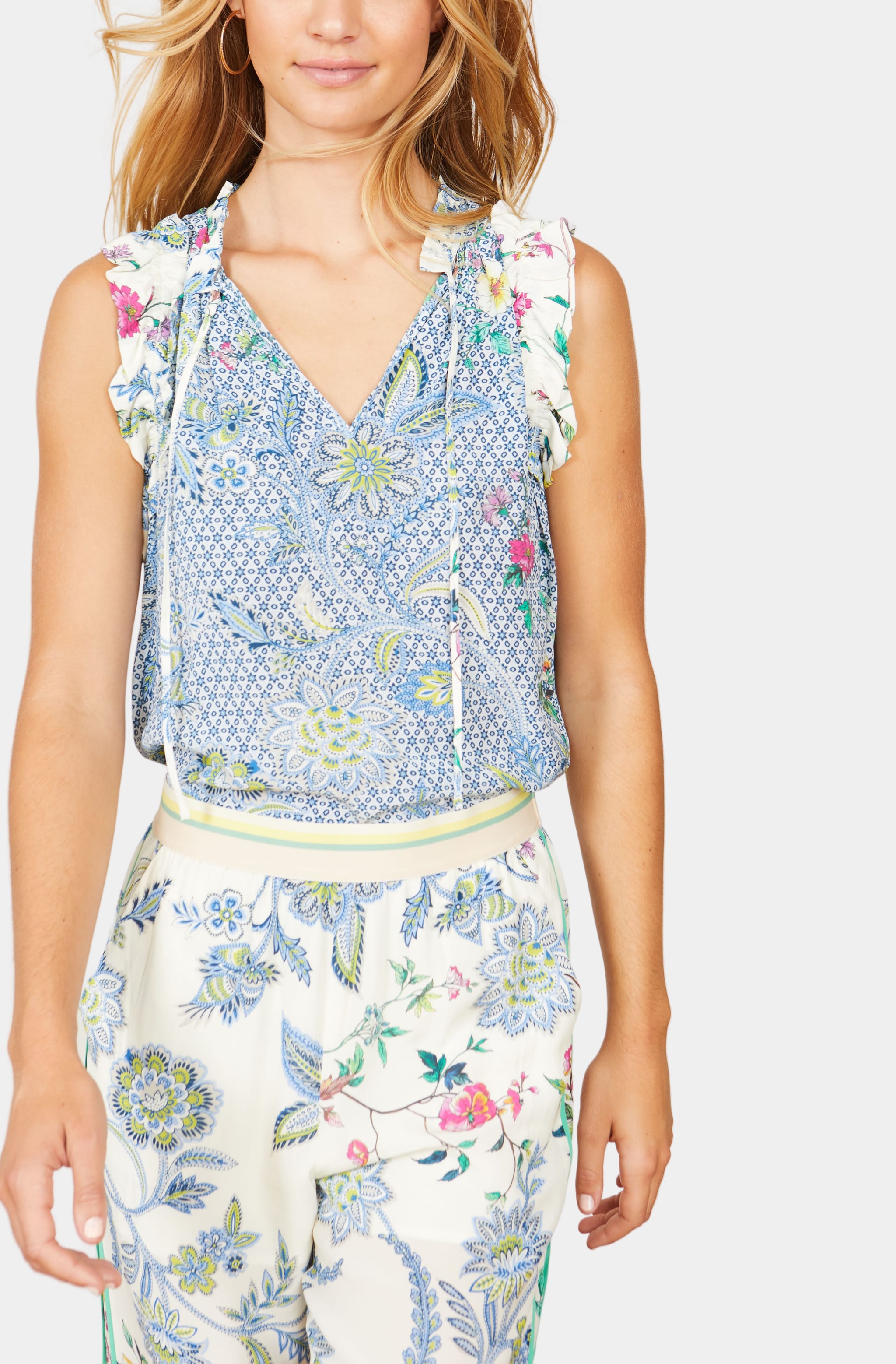 Alani Balinese Floral Top