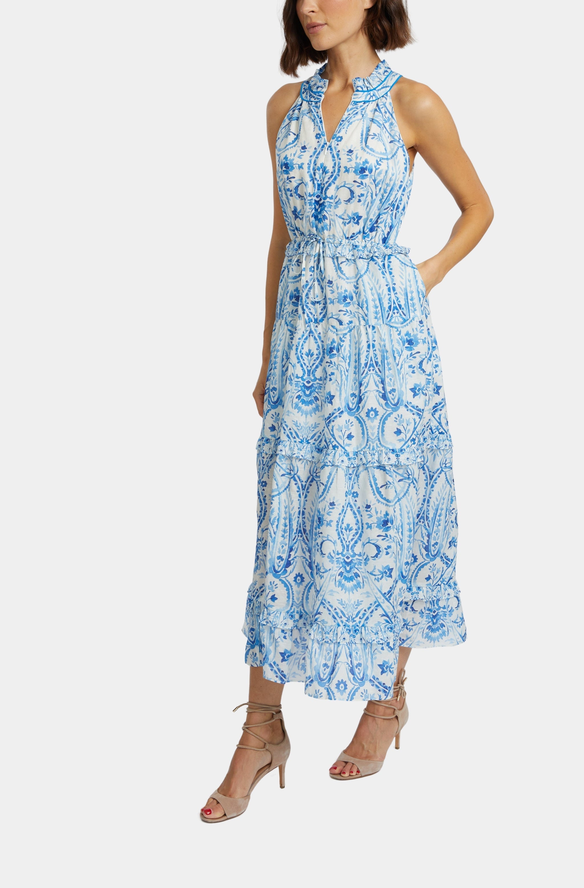 Hollie Porcelain Deco Dress