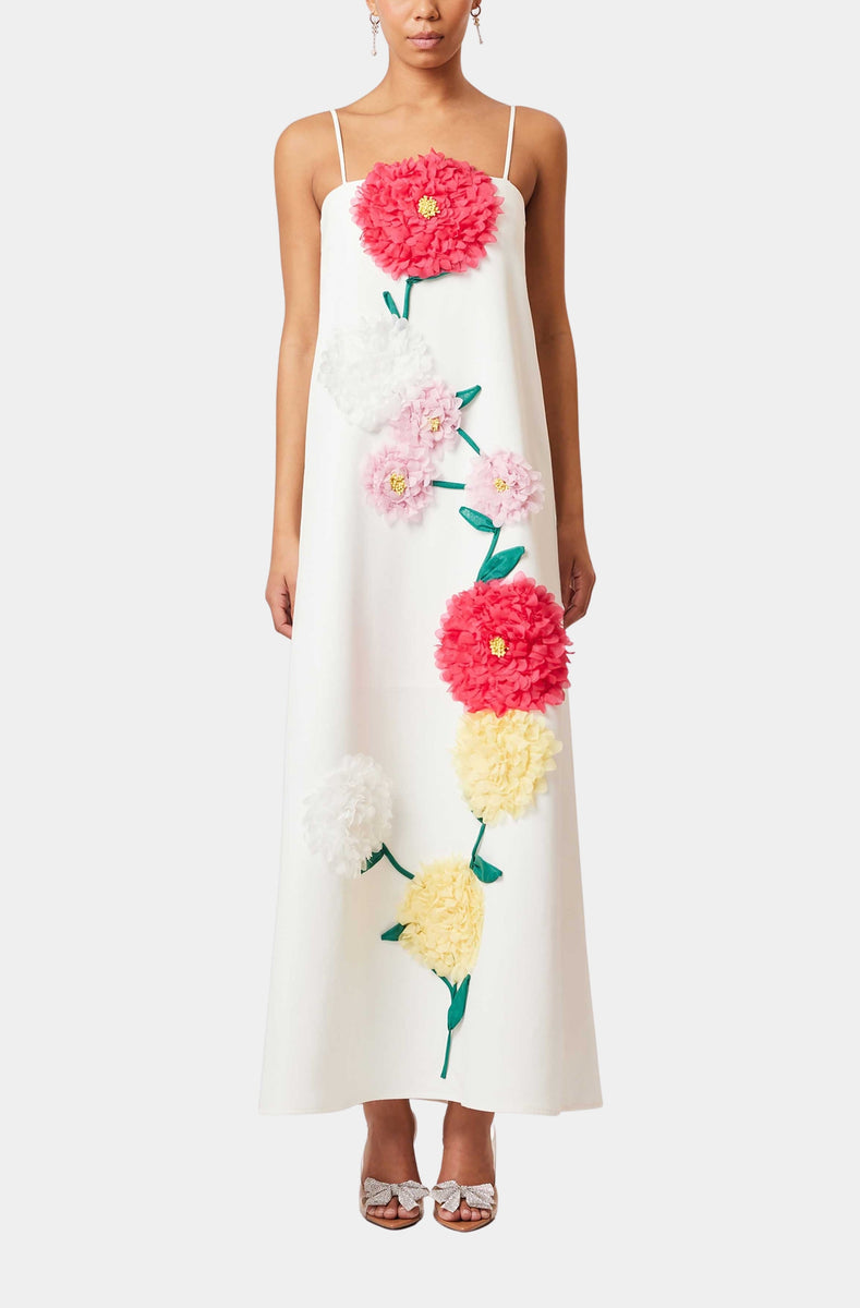 green emerald velvet dress Buttercup Maxi Dress In Red
