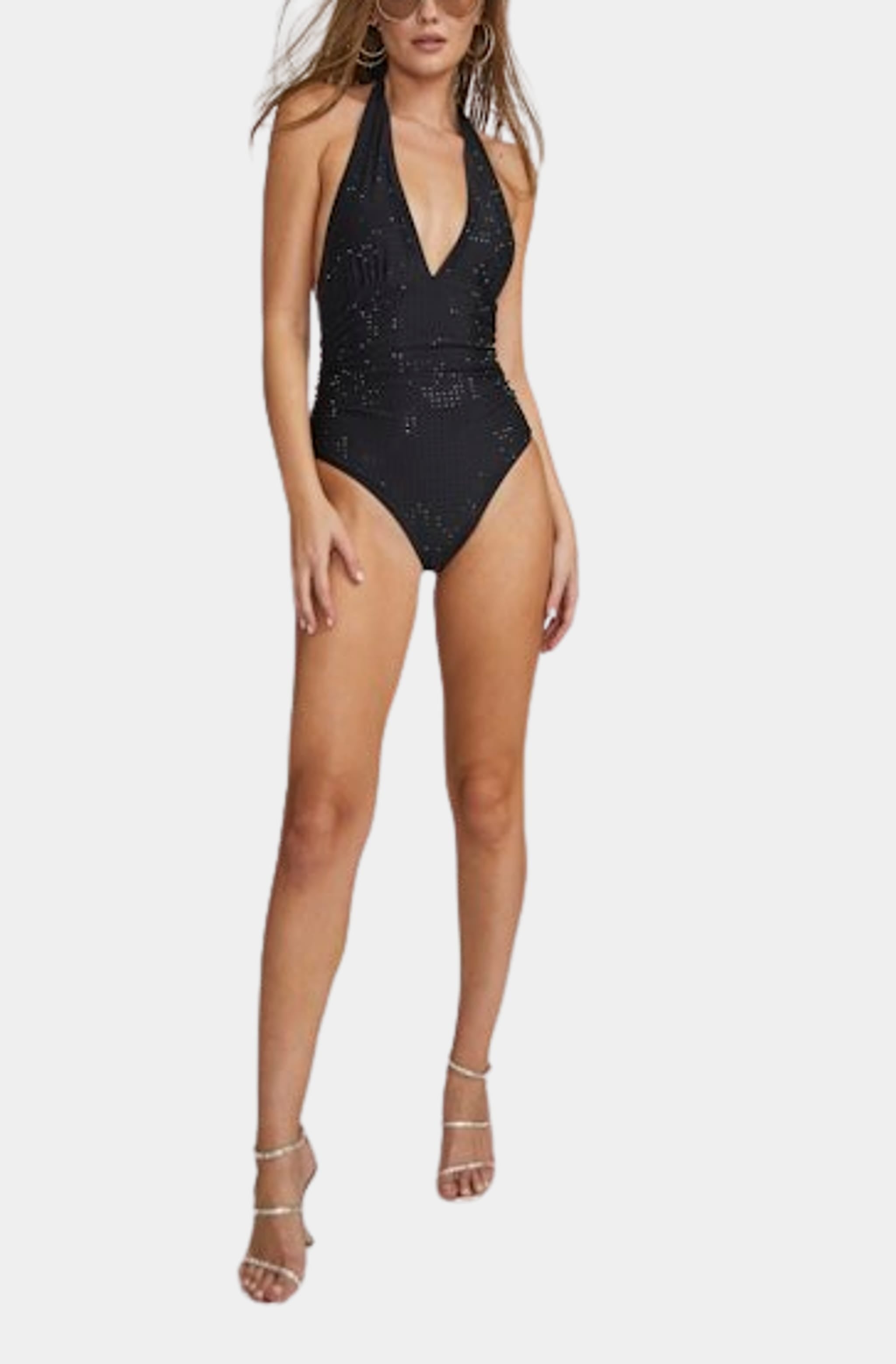 Ocean Crystal Halter Swimsuit