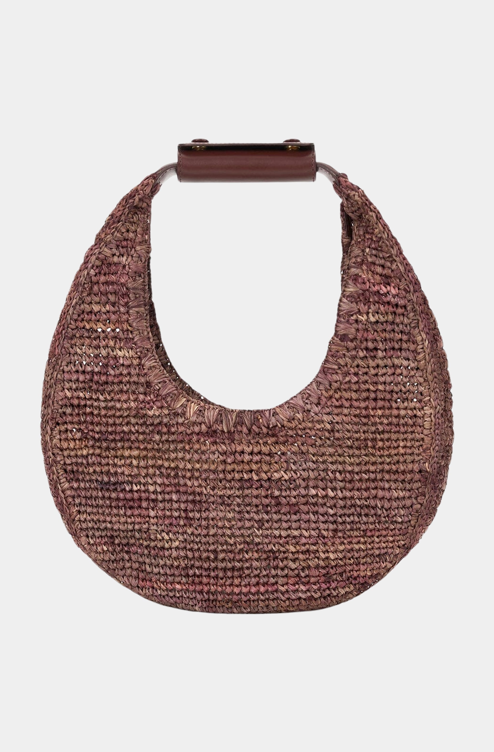 Moon Raffia Tote Bag