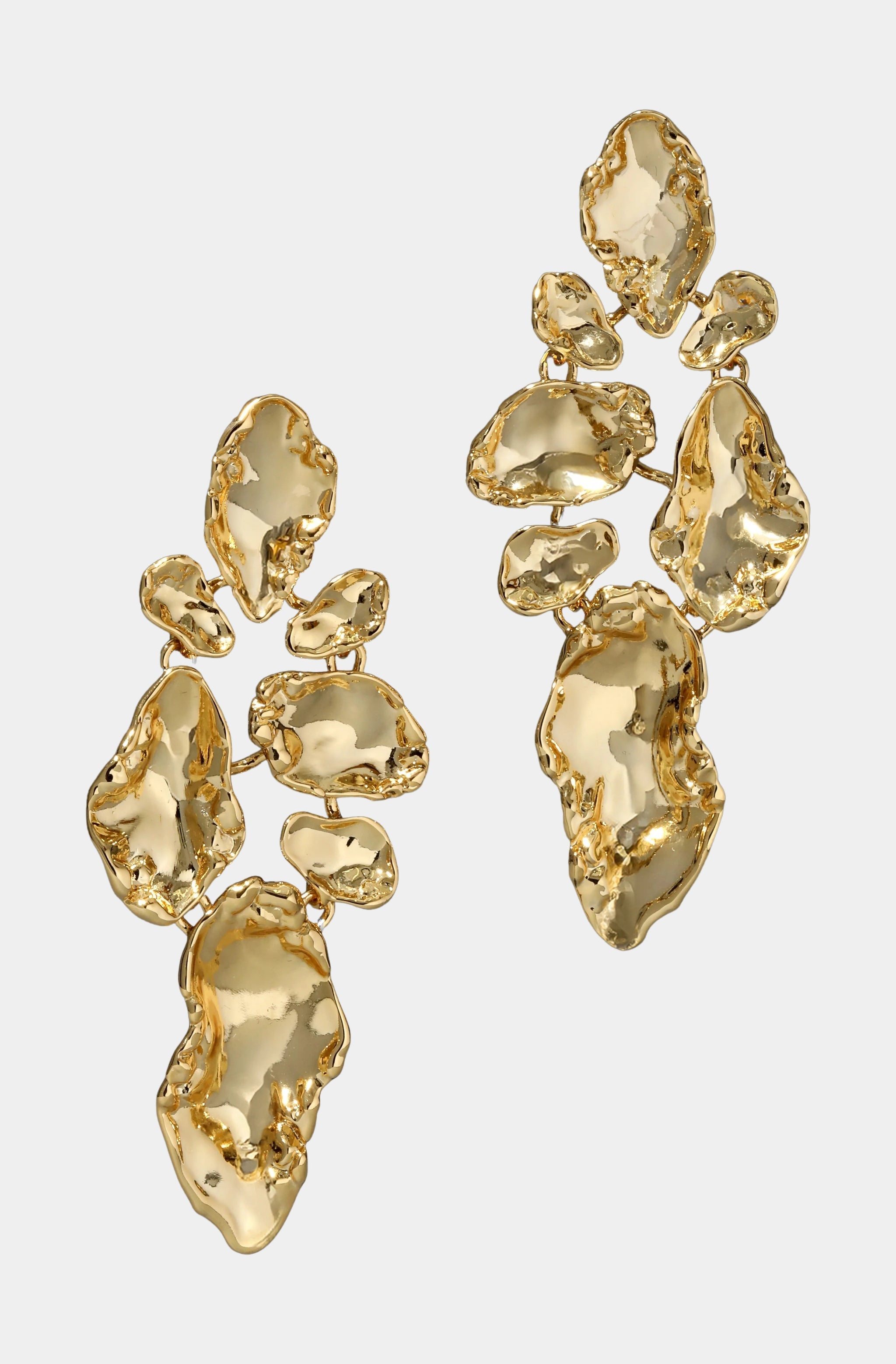 Brut Gold Mosaic Earring