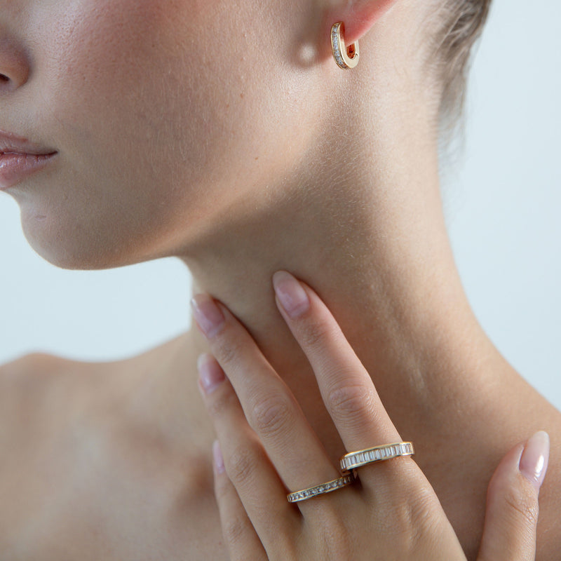 Petite Gold Deco Ring