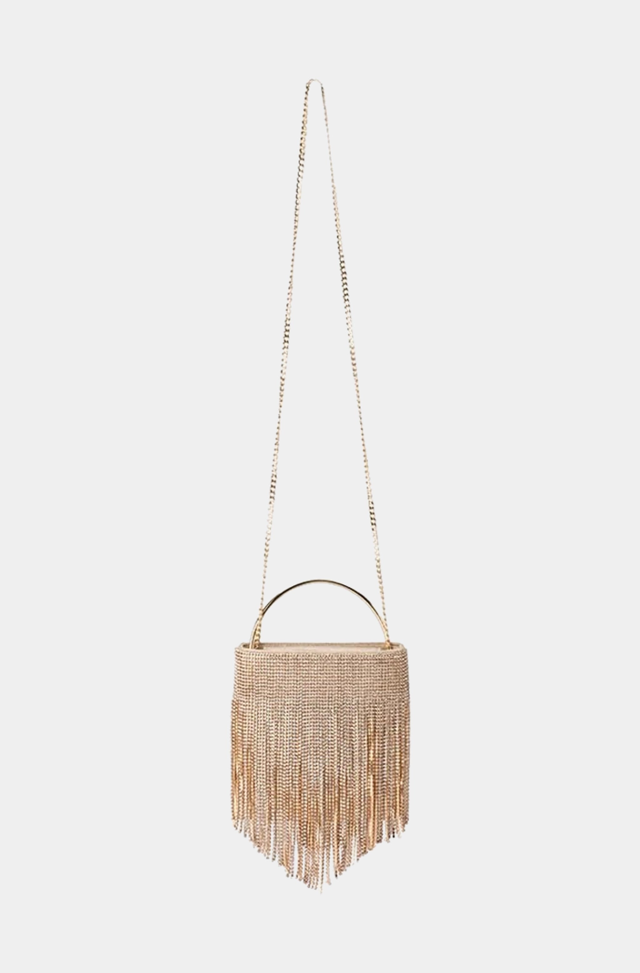 Adina Crystal Fringe Bag