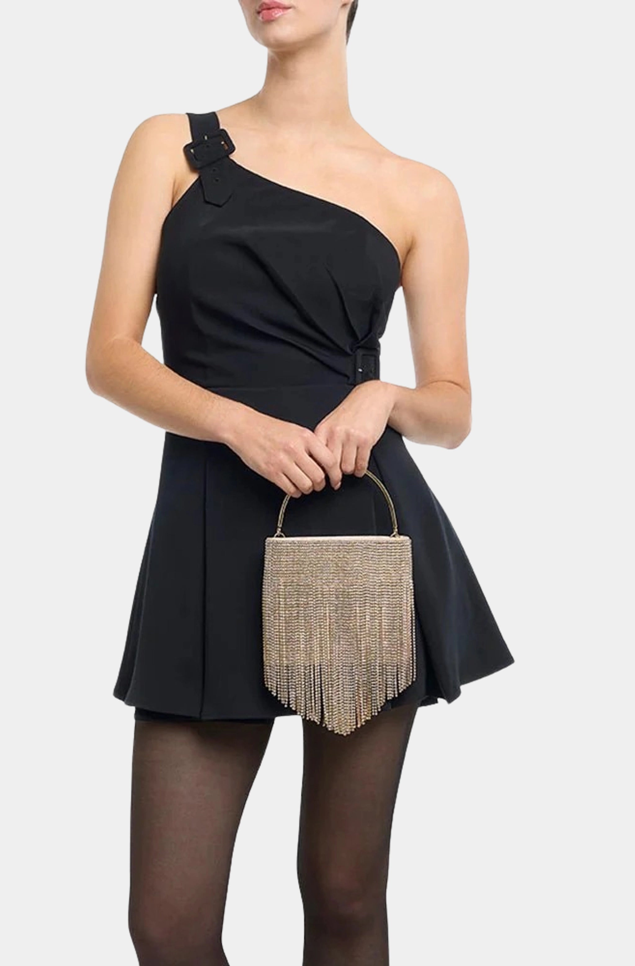 Adina Crystal Fringe Bag