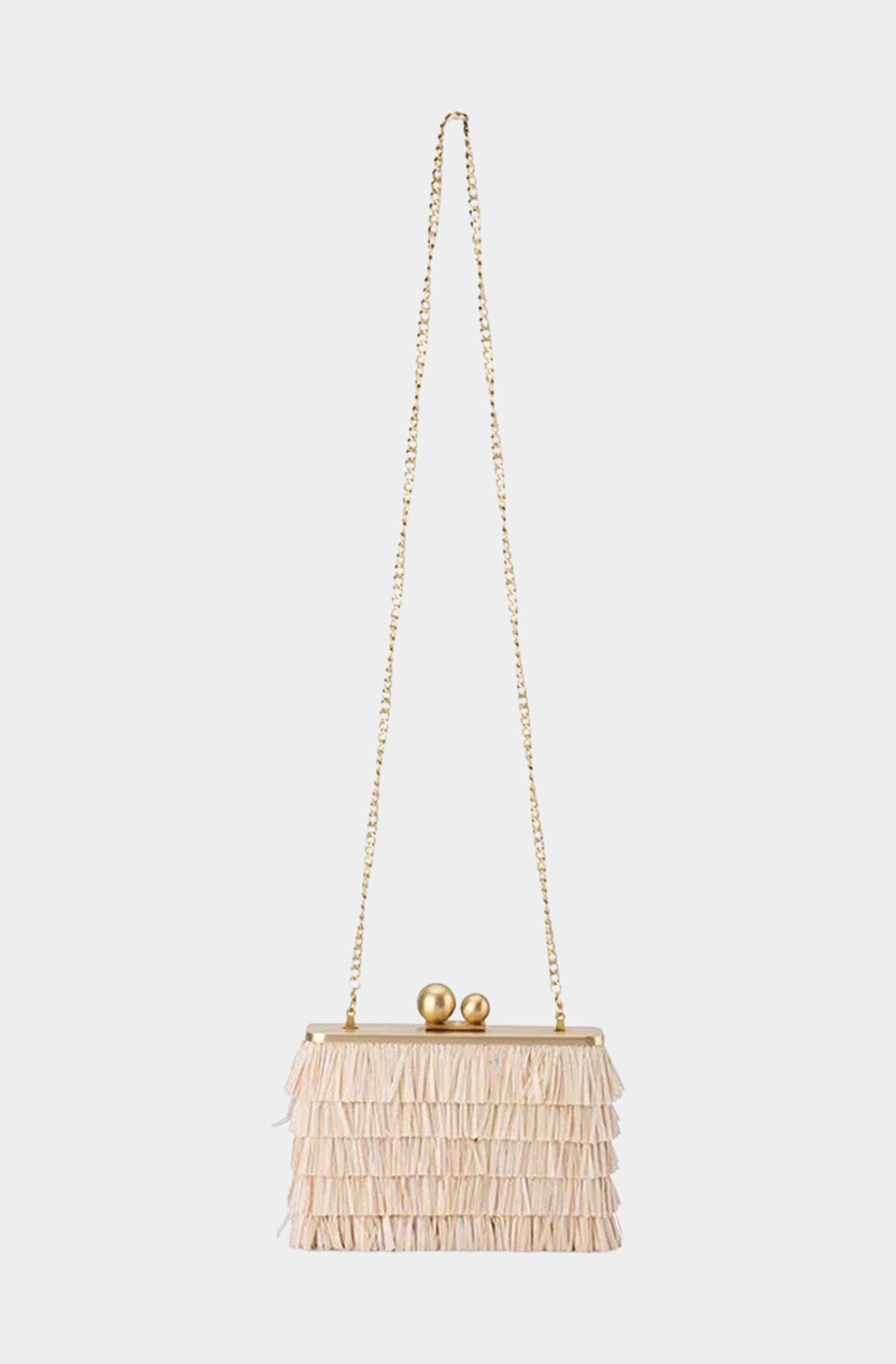 Carlita Fringe Clutch