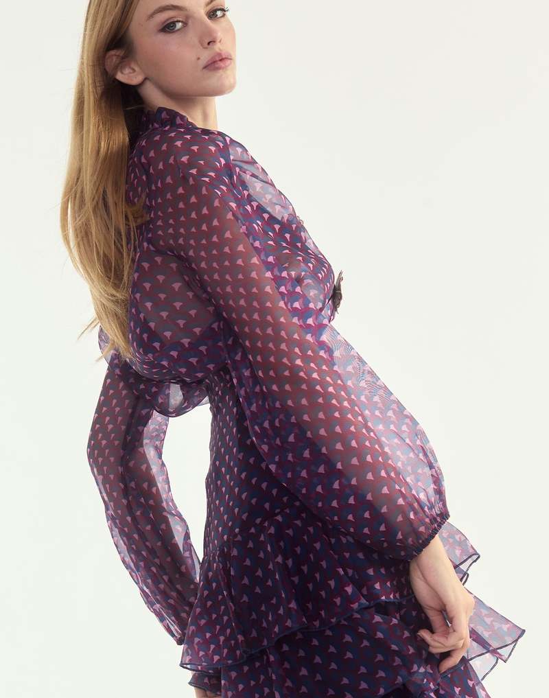 Prim Silk Organza Blouse