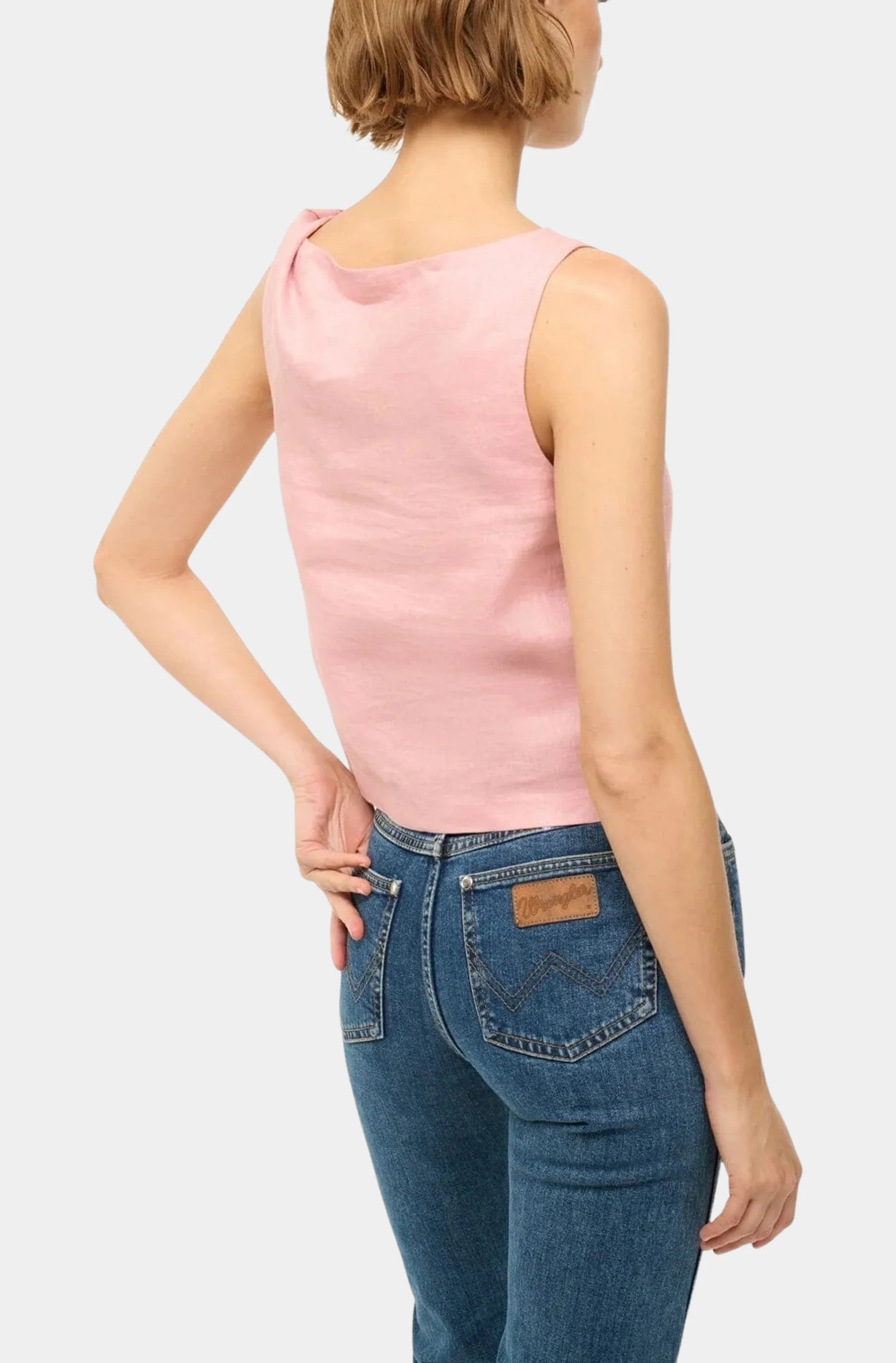 Boa Linen Top