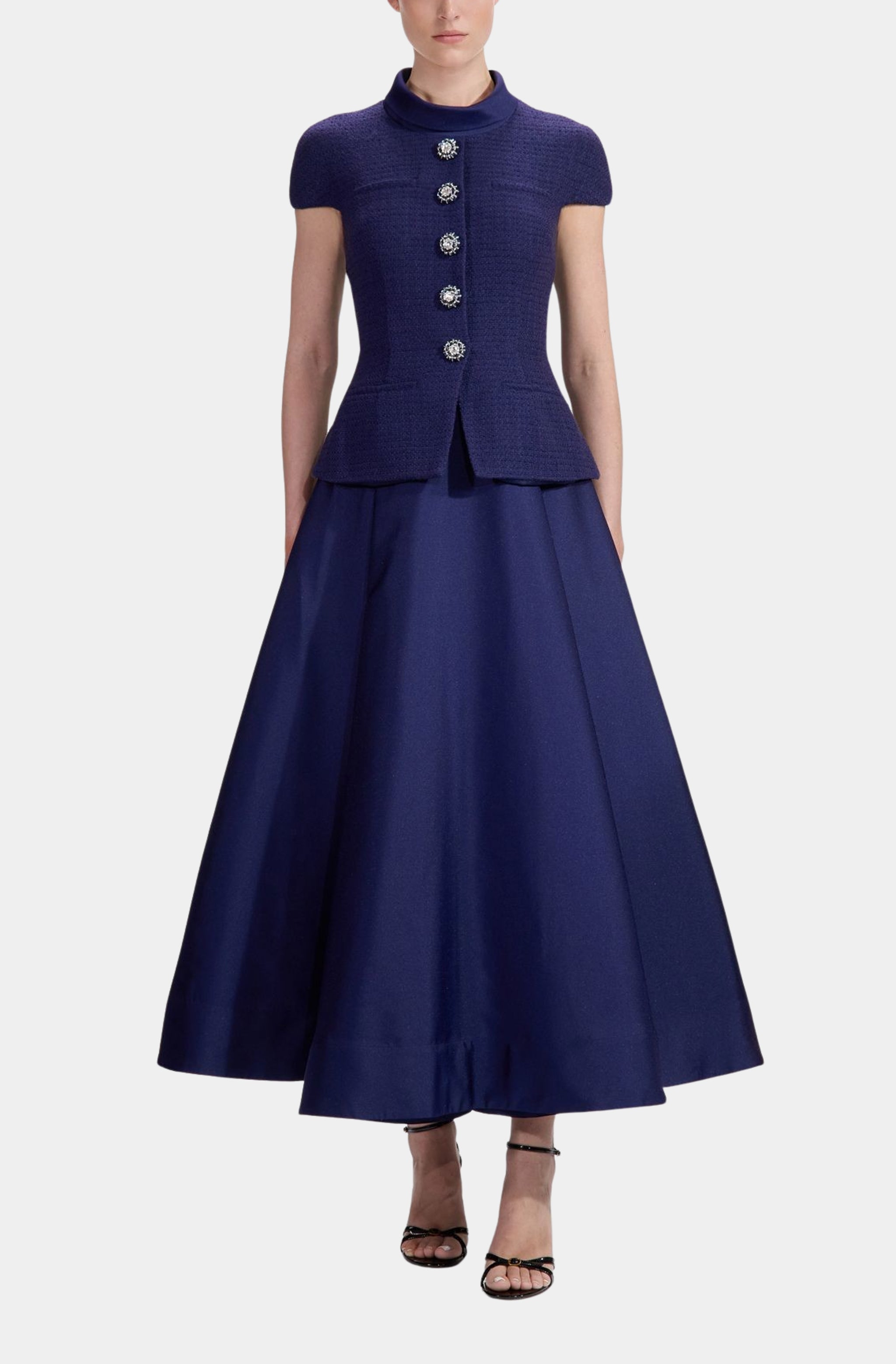 Self-portrait Mixed Materials Dress