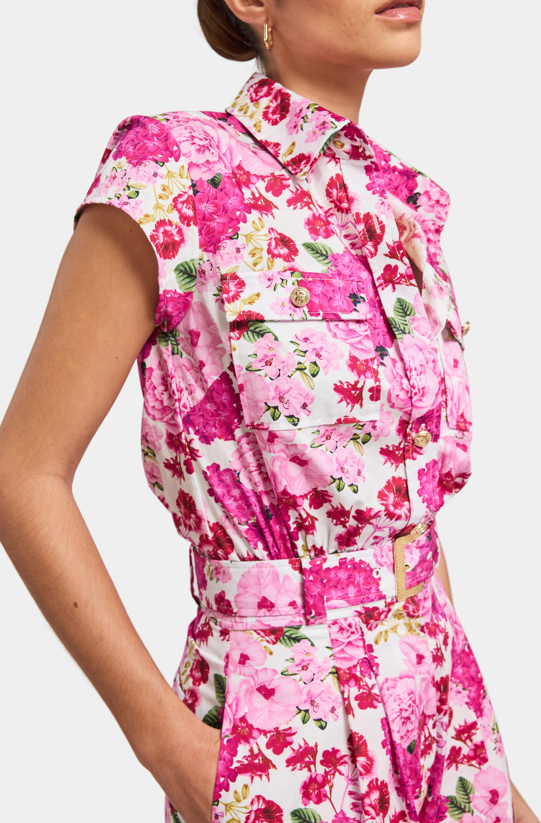 Morgan Floral Poplin Romper