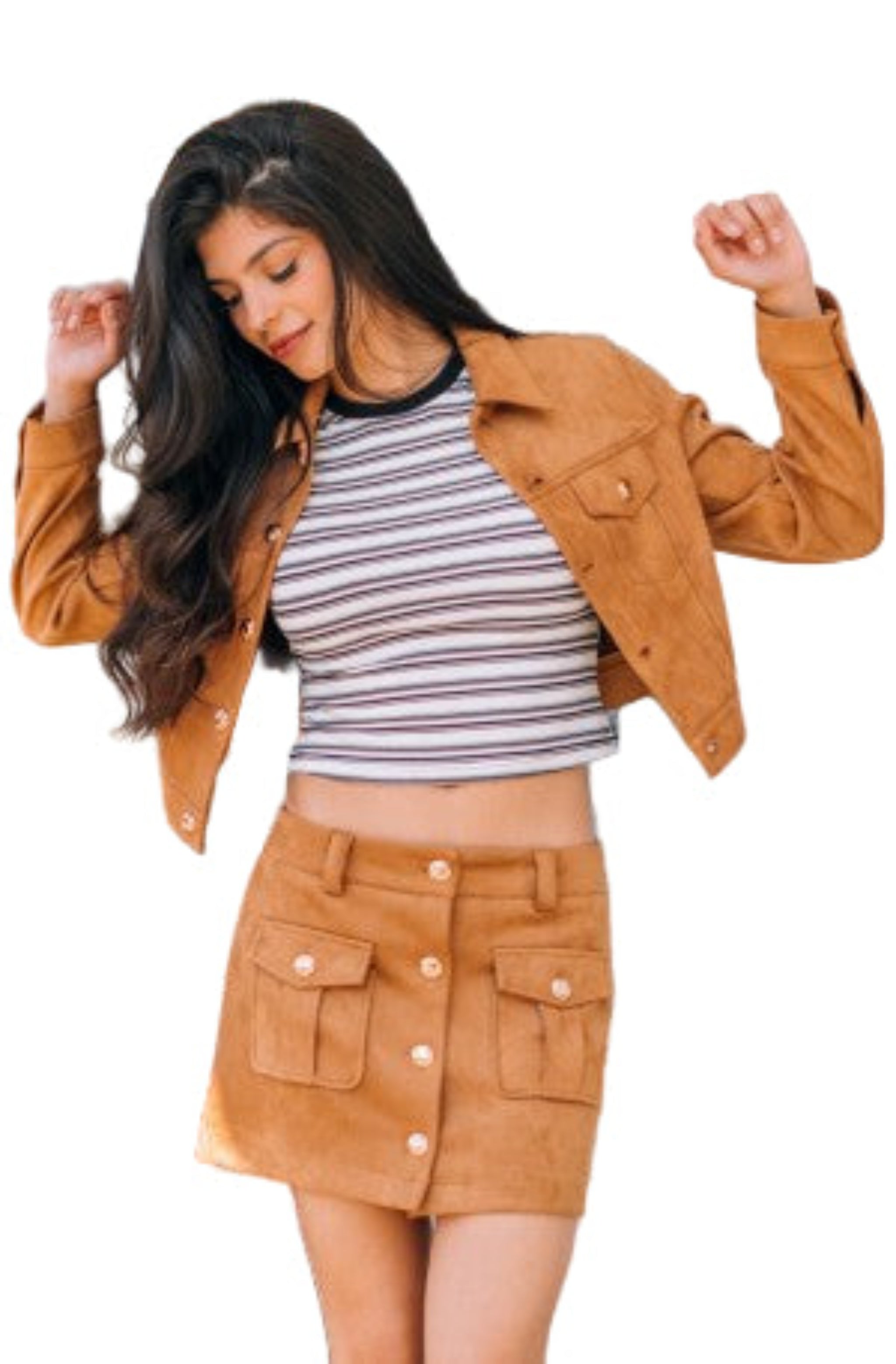 Suede Biker Jacket
