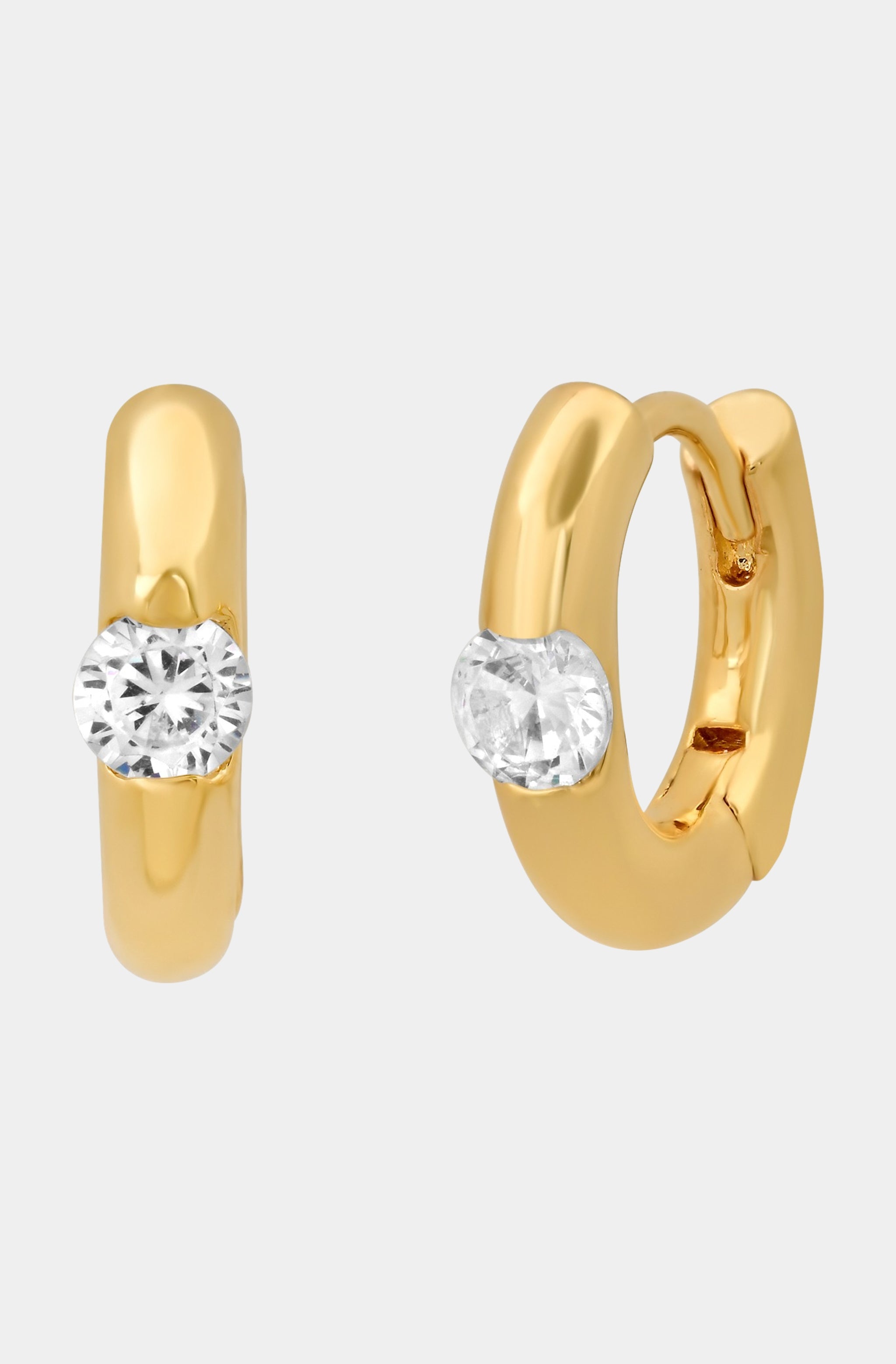 Chubby Huggie with Single CZ
