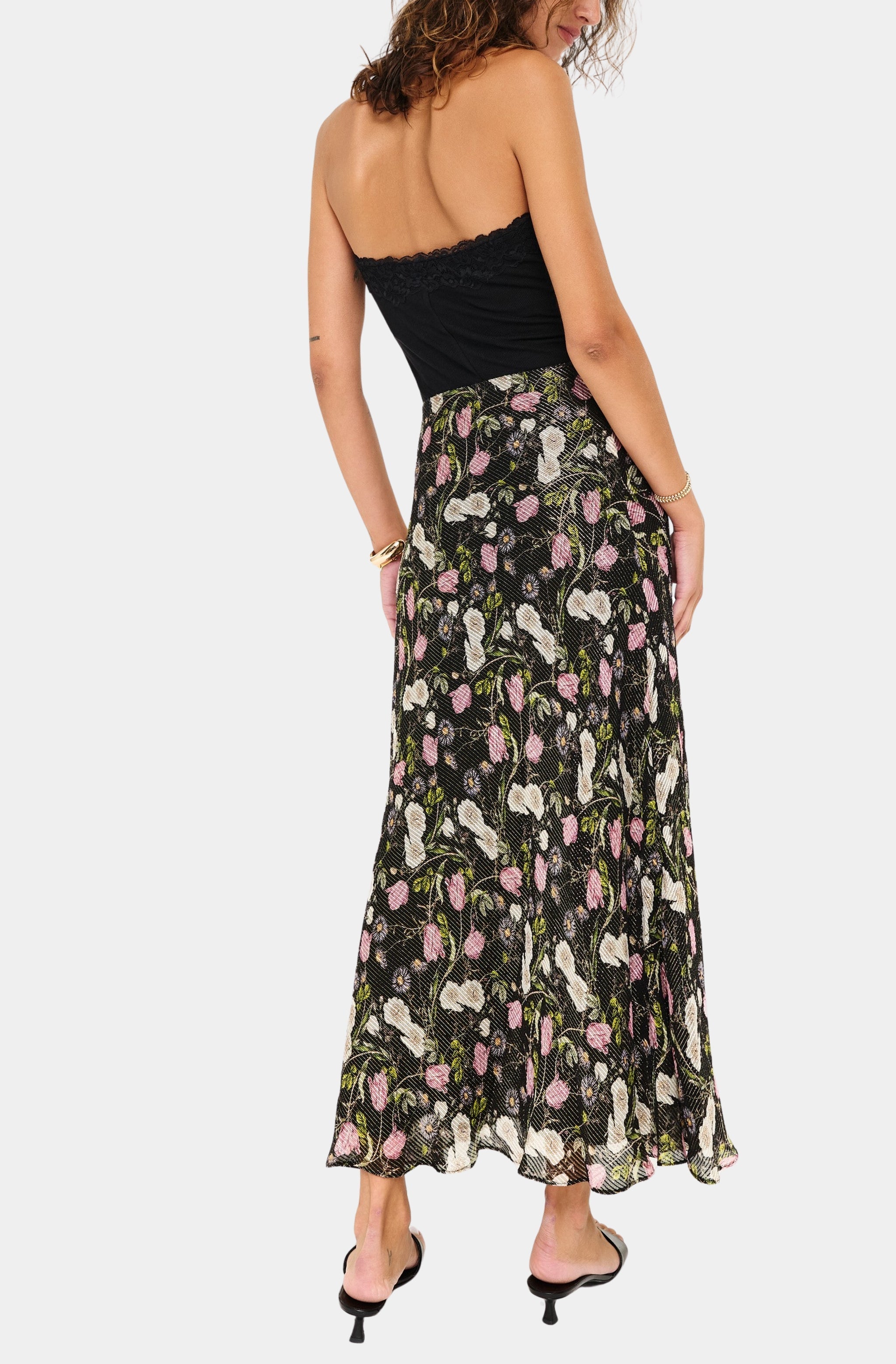 Rama Strapless Rib Knit Camisole
