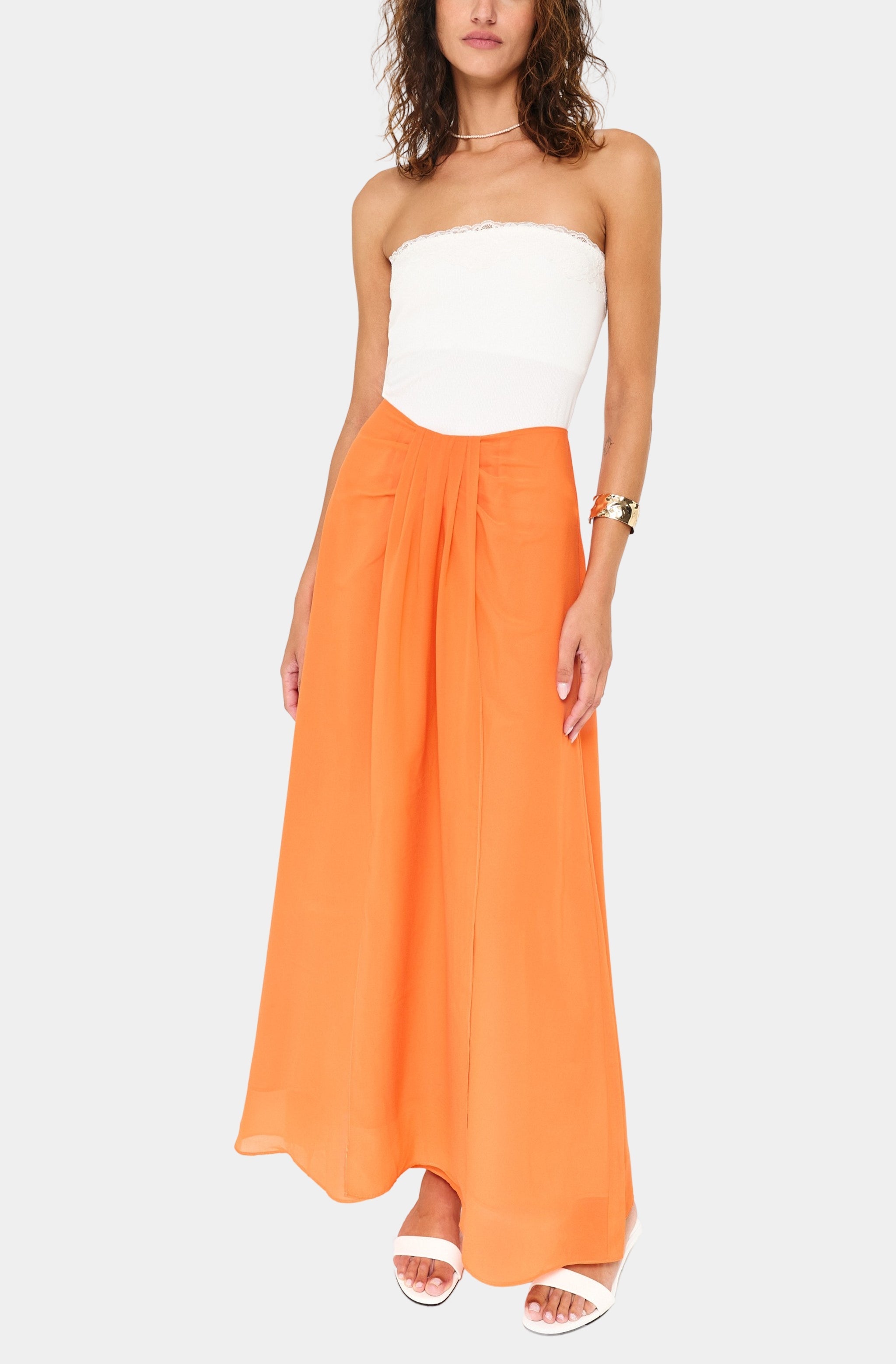 Rama Strapless Rib Knit Camisole