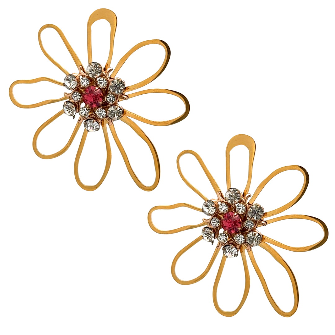 Creativity In Bloom Rhinestone 7 Earrings