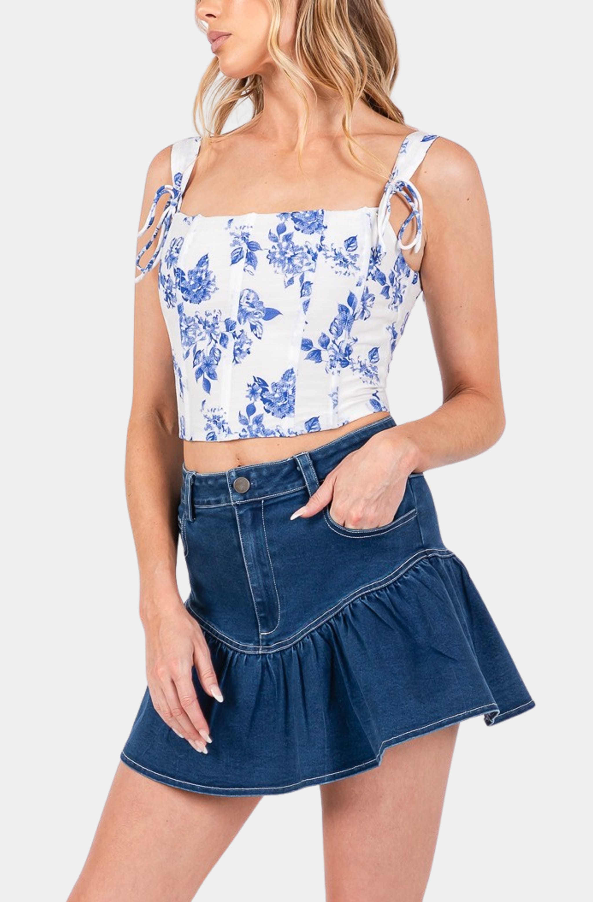 Emma Denim Skirt