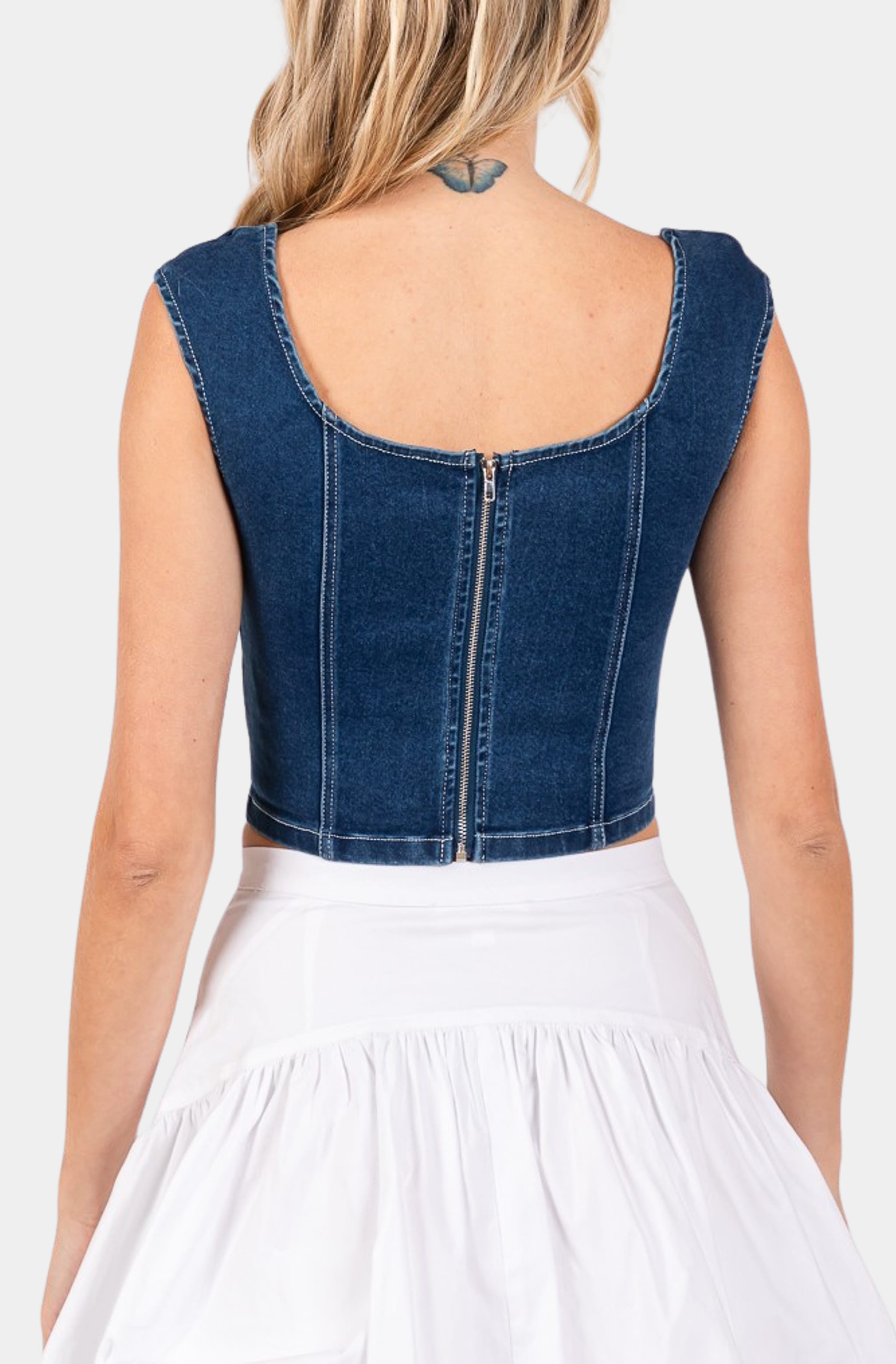 Emma Denim Top