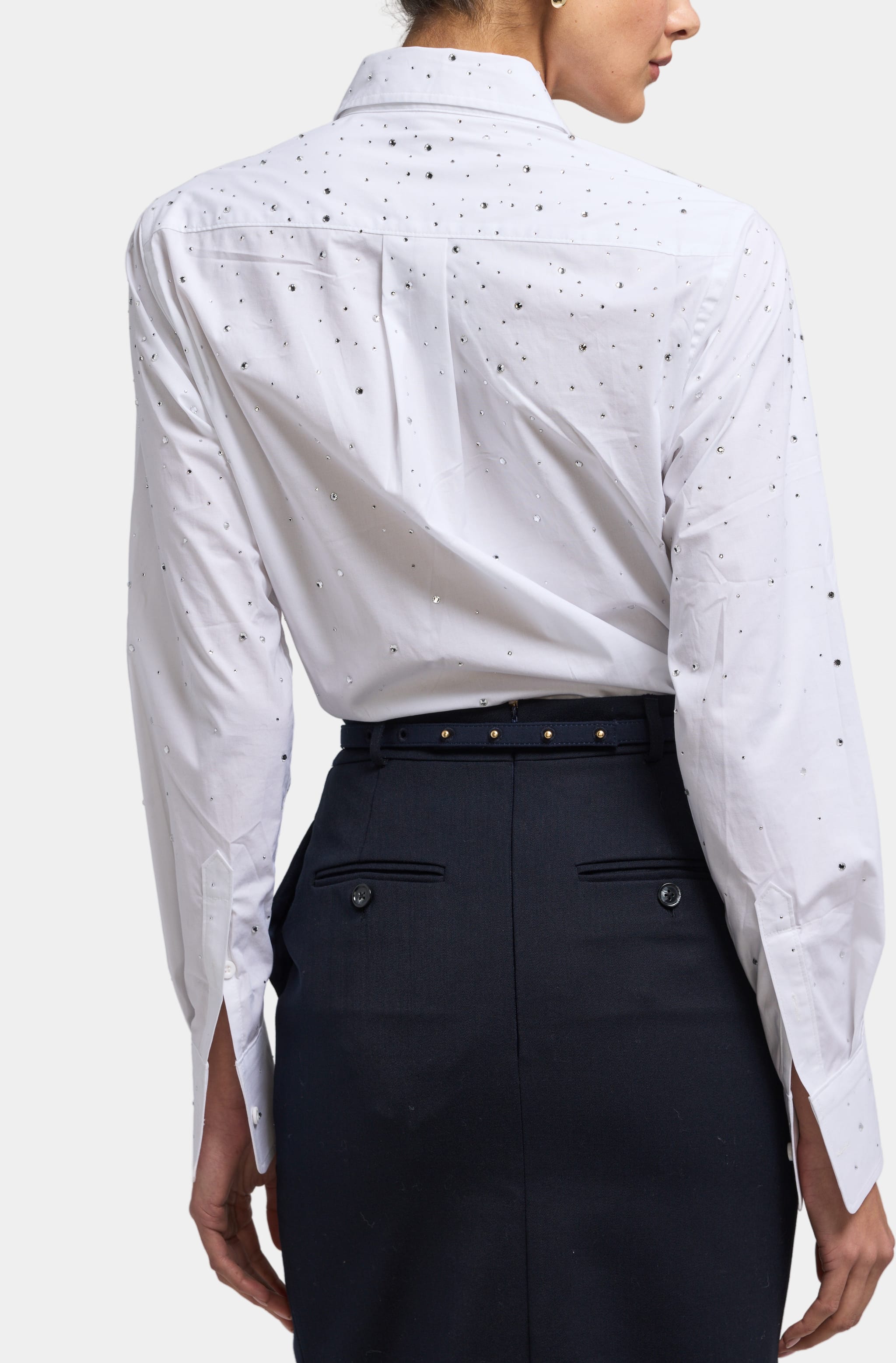 Marcello Crystal Poplin Shirt