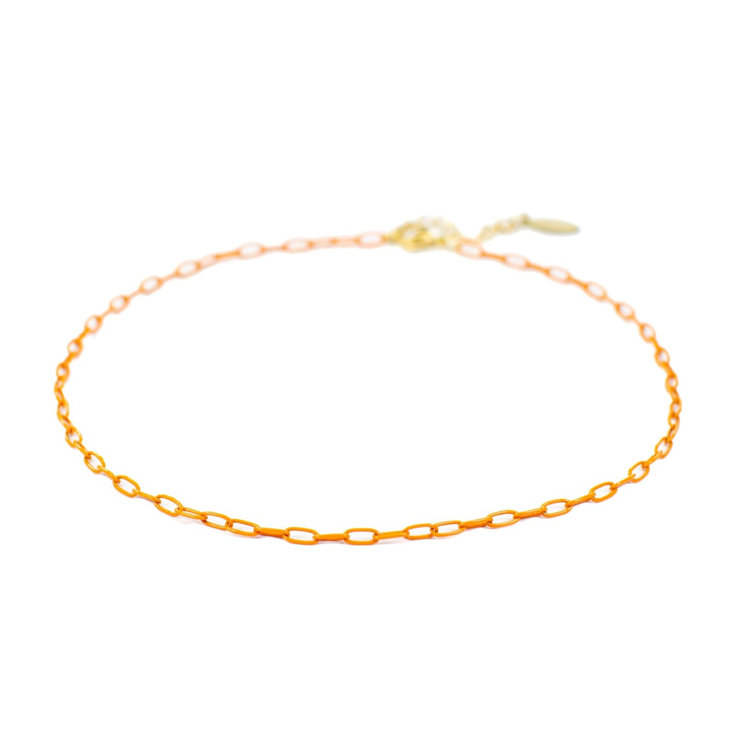 Paperclip Chain Link Necklace