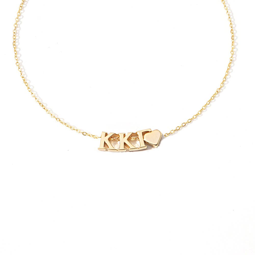 Sorority Greek Letters Necklace