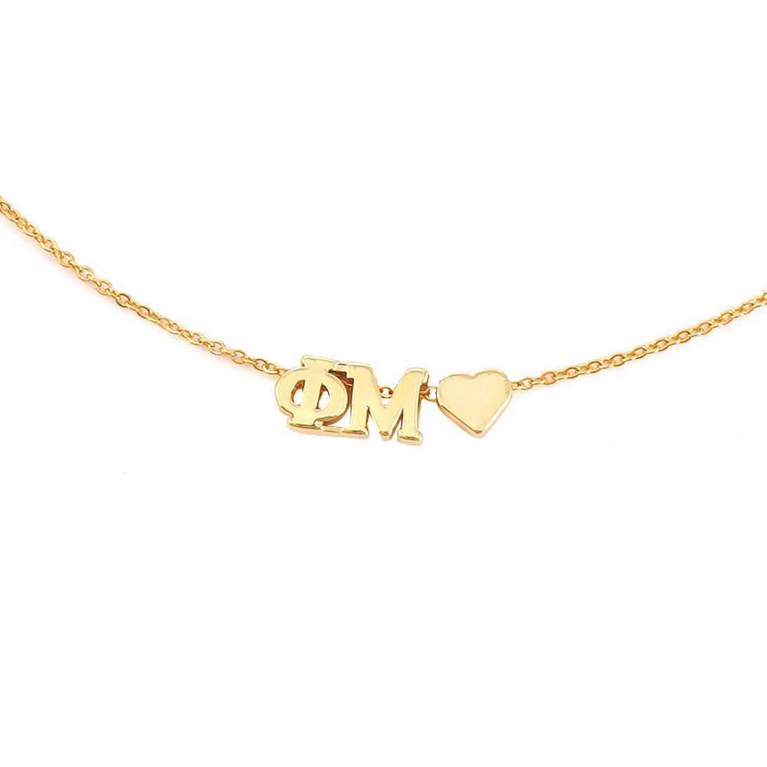 Sorority Greek Letters Necklace