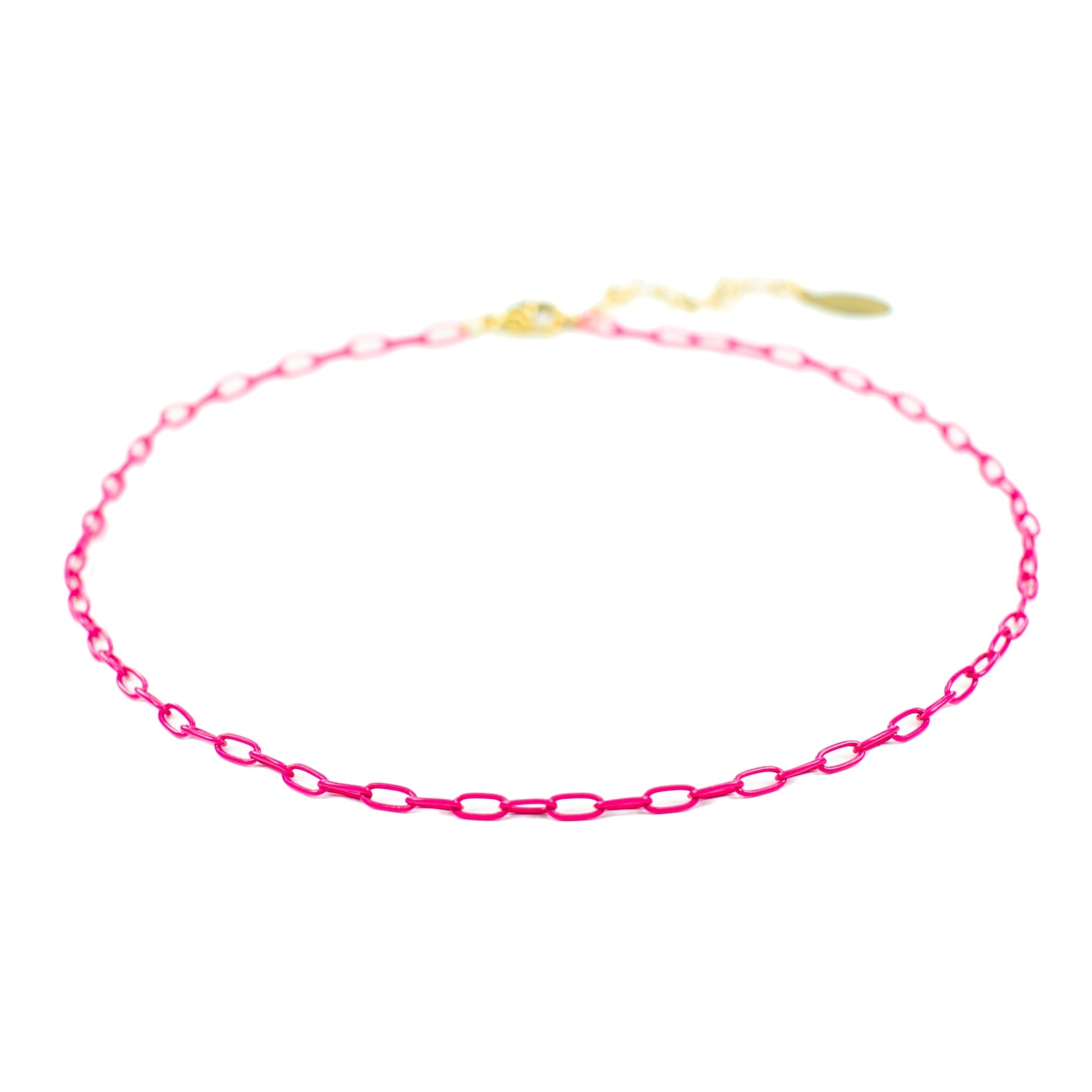 Paperclip Chain Link Necklace