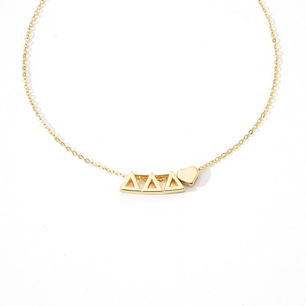 Sorority Greek Letters Necklace