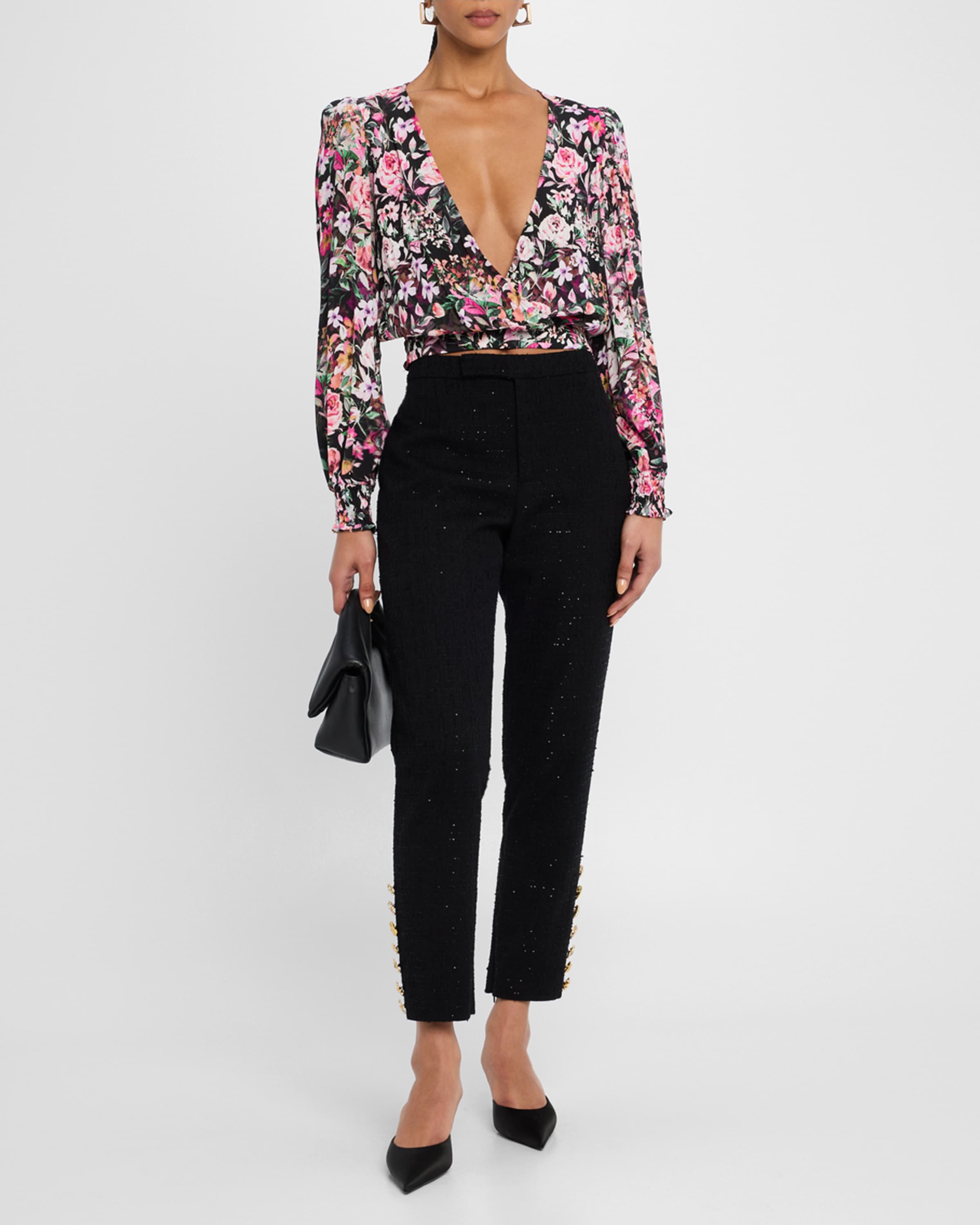 Avanna Floral Wrap Blouse