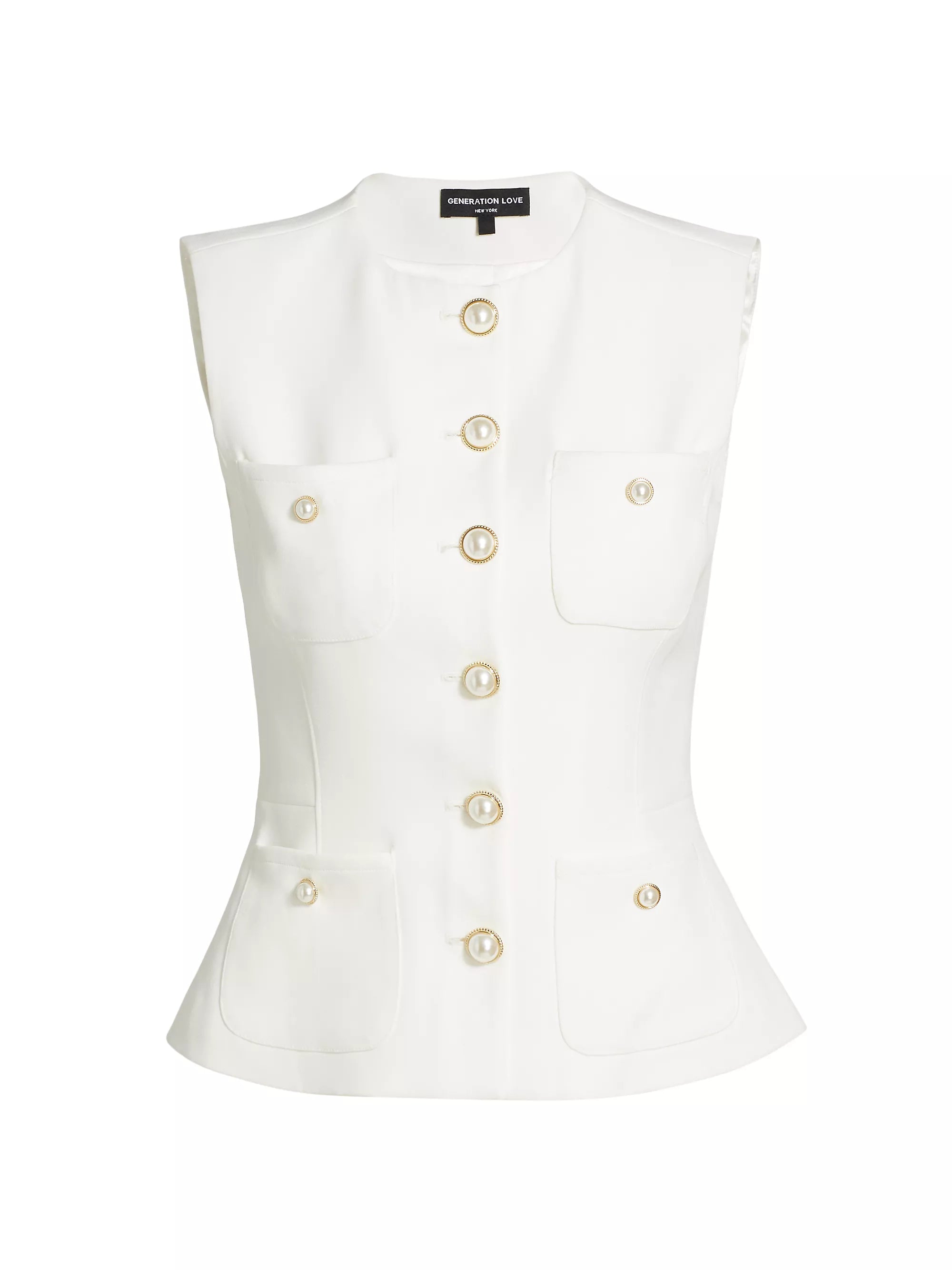 Susanna Stretch Crepe Vest