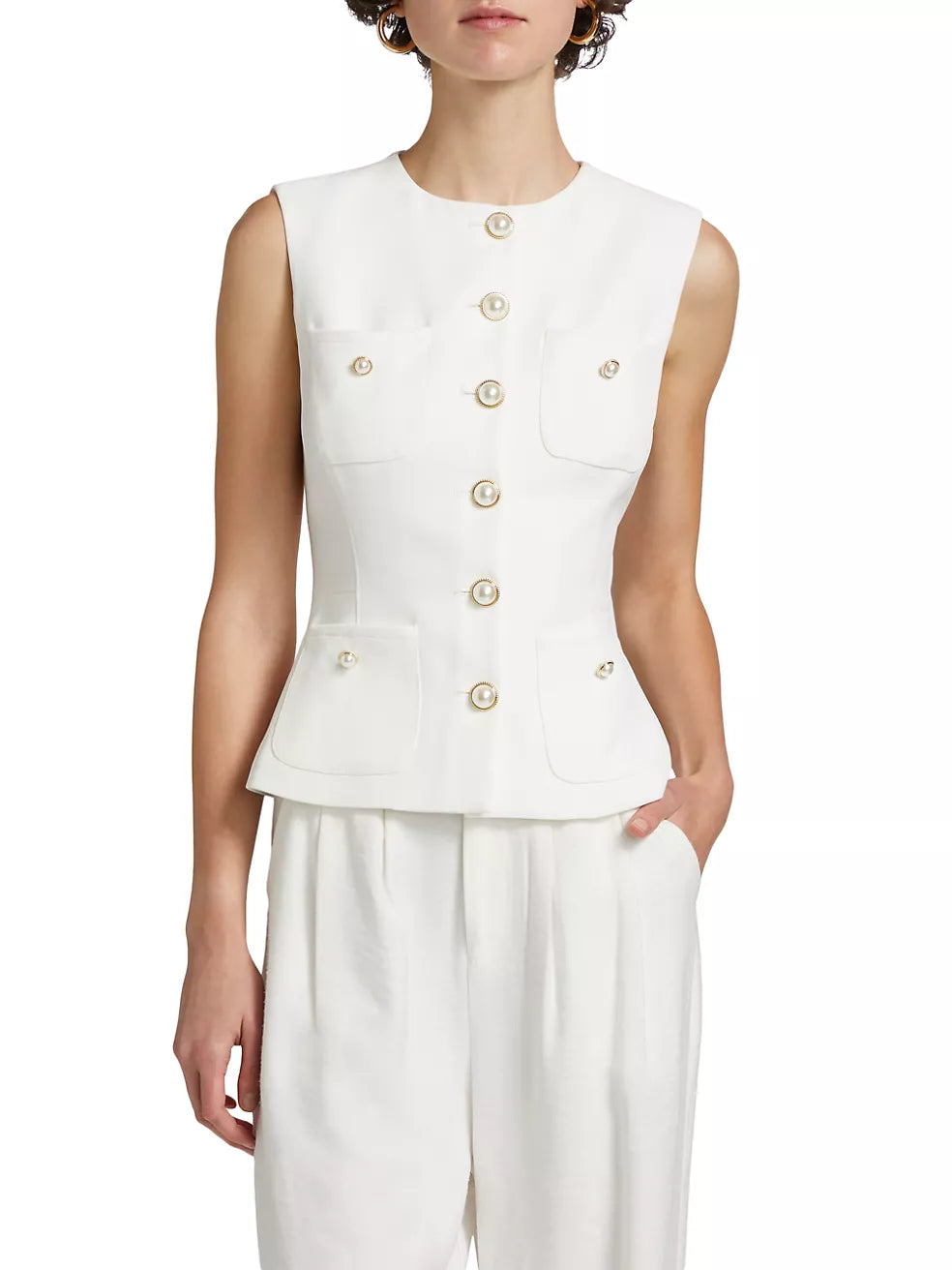 Susanna Stretch Crepe Vest