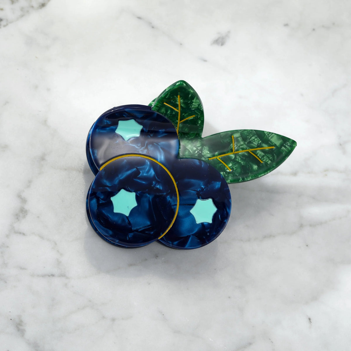 Eco-Friendly Blueberry Hair Clip