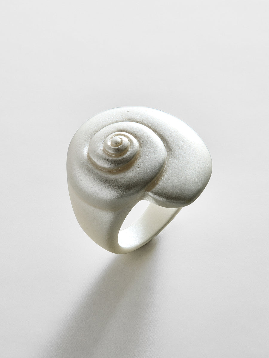 Marina Shell Statement Ring