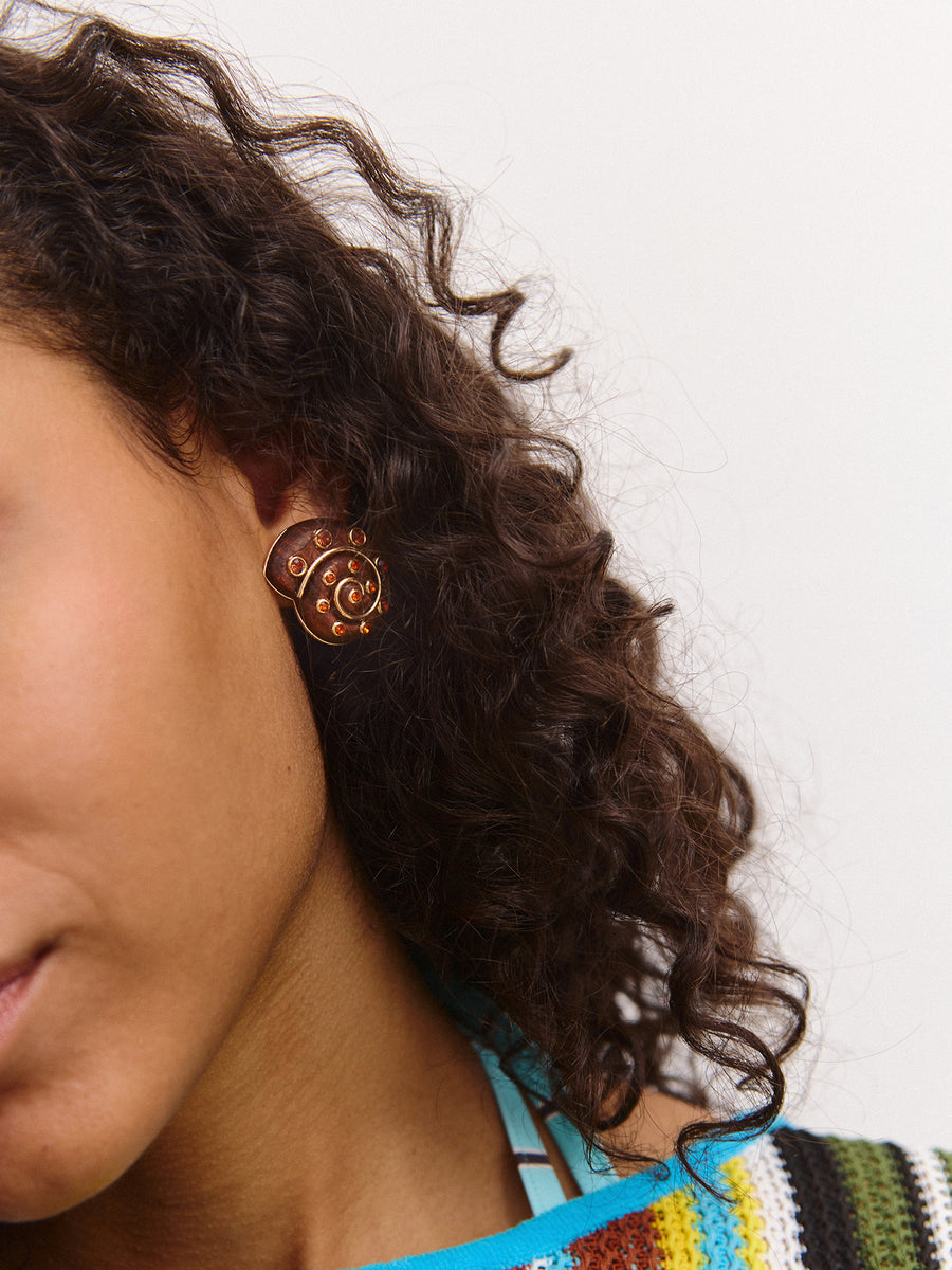 High Tide Shell Statement Earrings