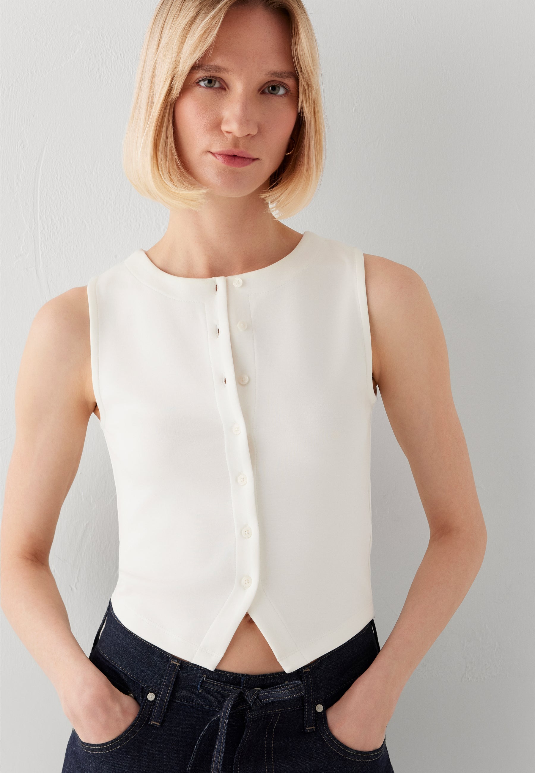 Buttoned Fashion Jersey