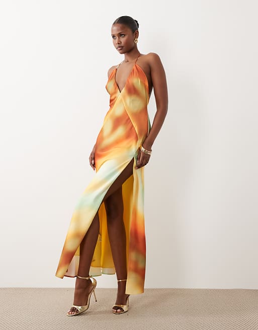 Lizbeth Halter Maxi Dress
